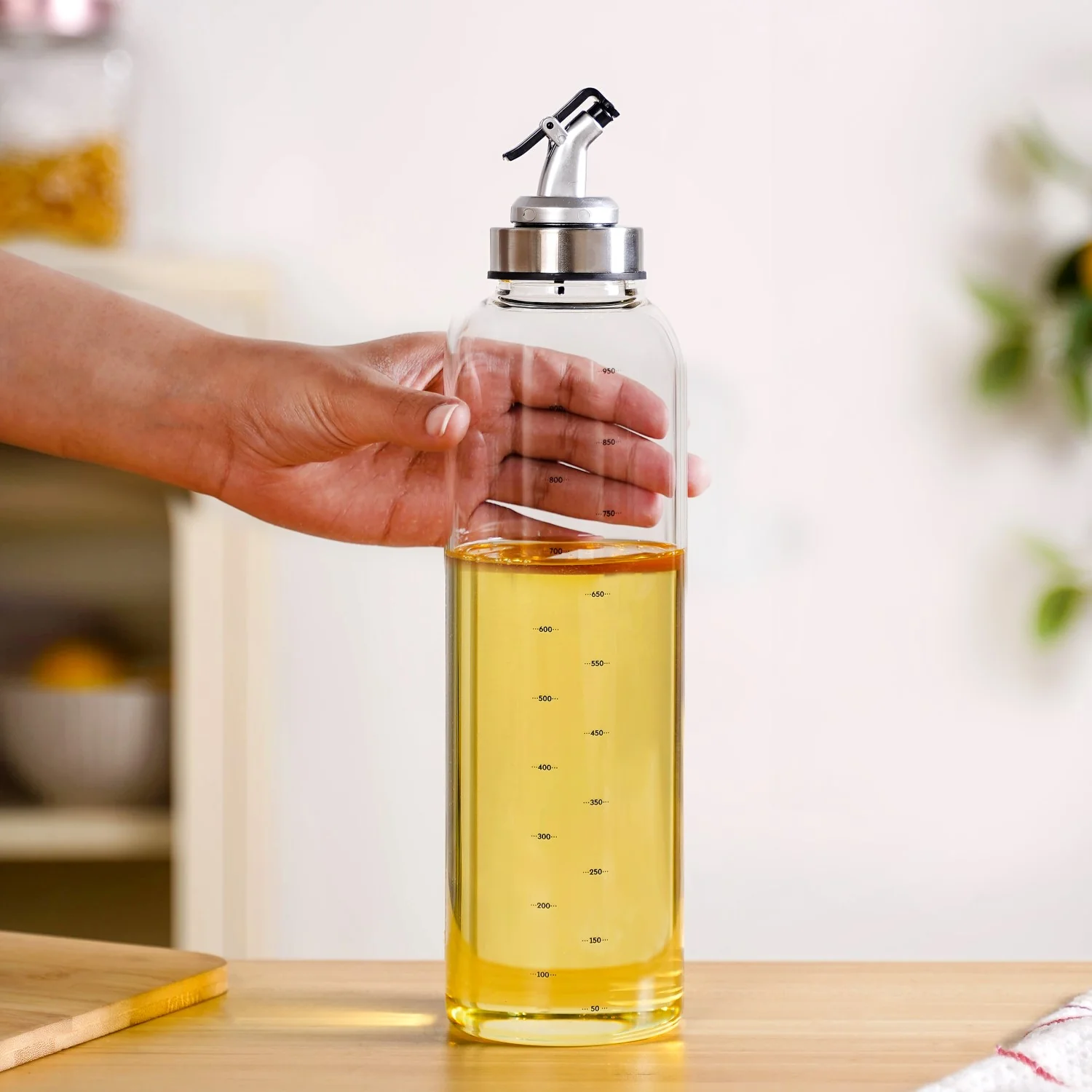 Oil Vinegar Dispenser Bottle With Detachable Nozzle 1000ml - Image 3