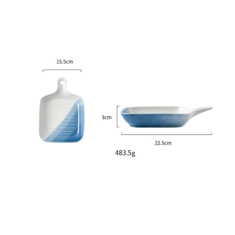 Ombre Plate With Handle - Image 15