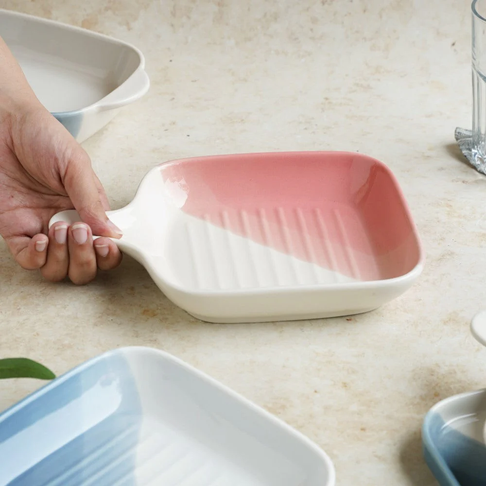 Ombre Plate With Handle - Image 7