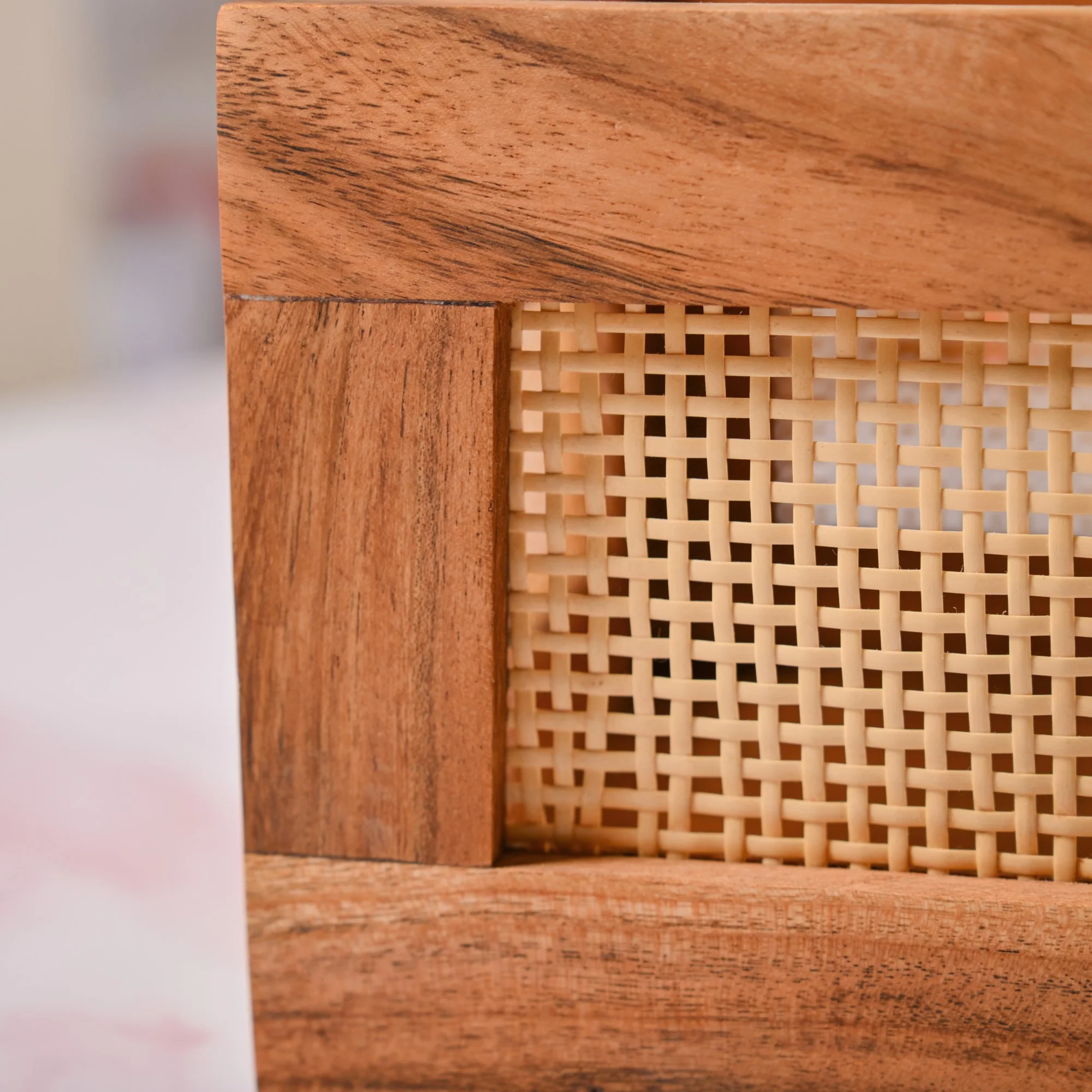 Organic Rattan Wooden Basket Crate - Image 8
