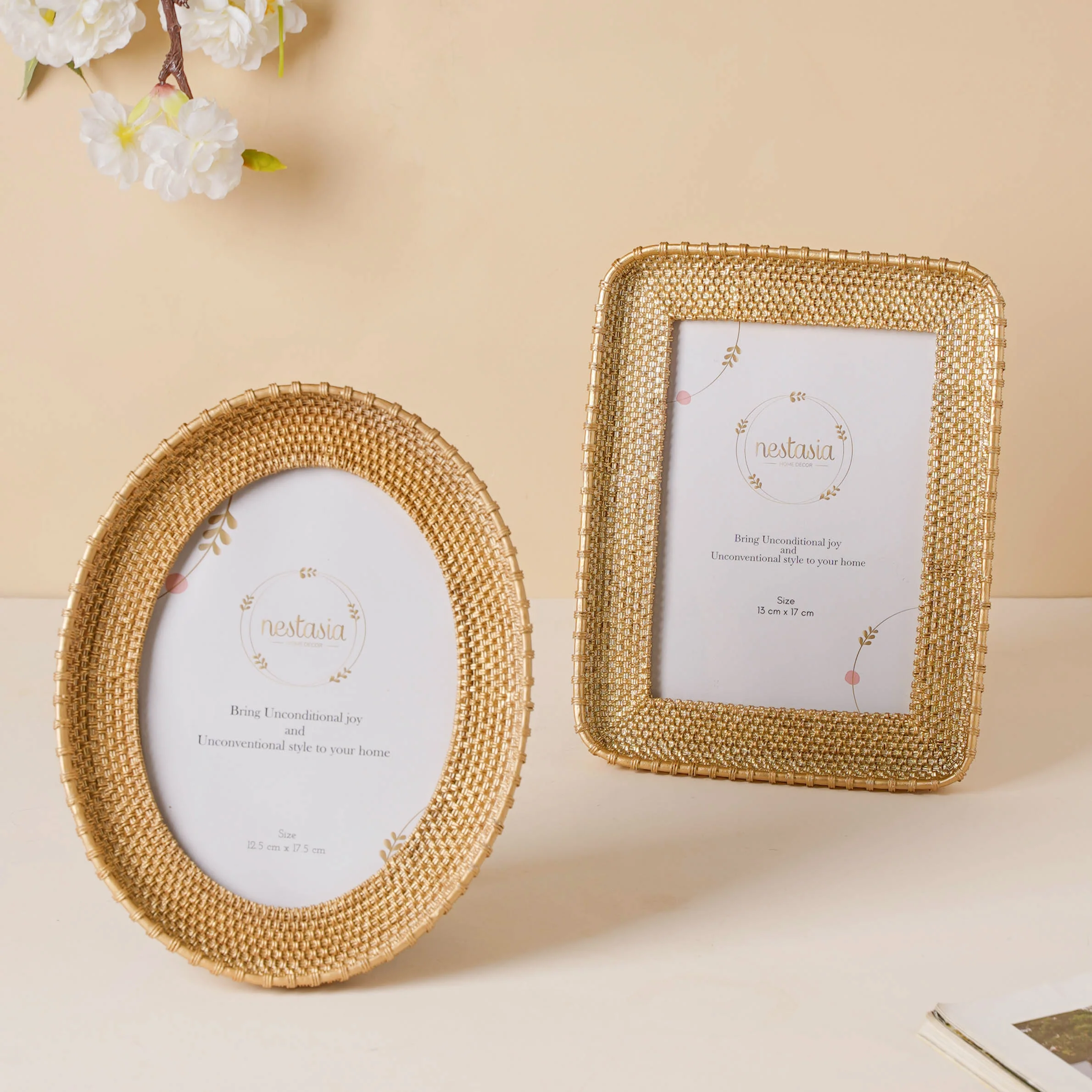 Gold Basket Photo Frame - Image 6