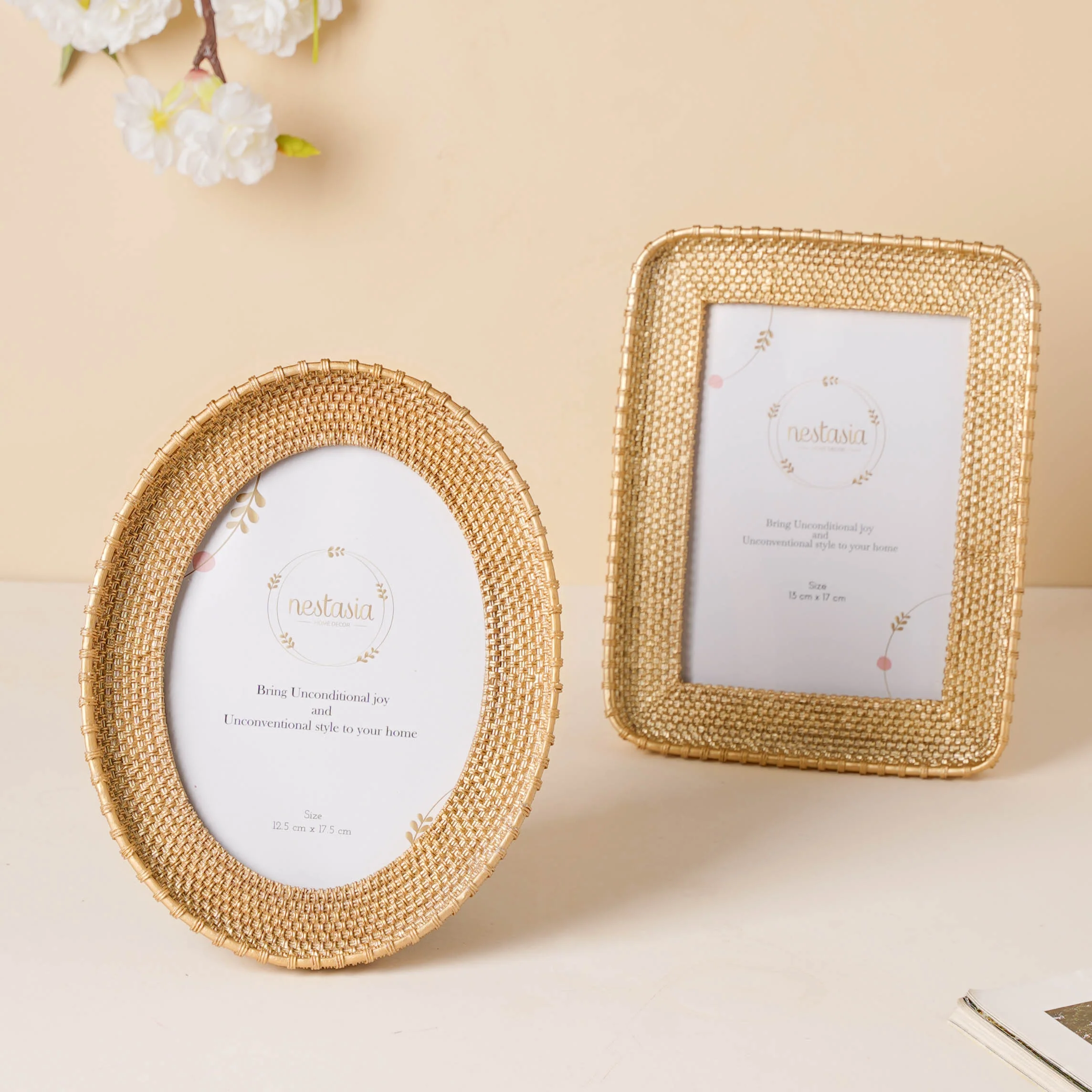 Gold Basket Photo Frame - Image 7
