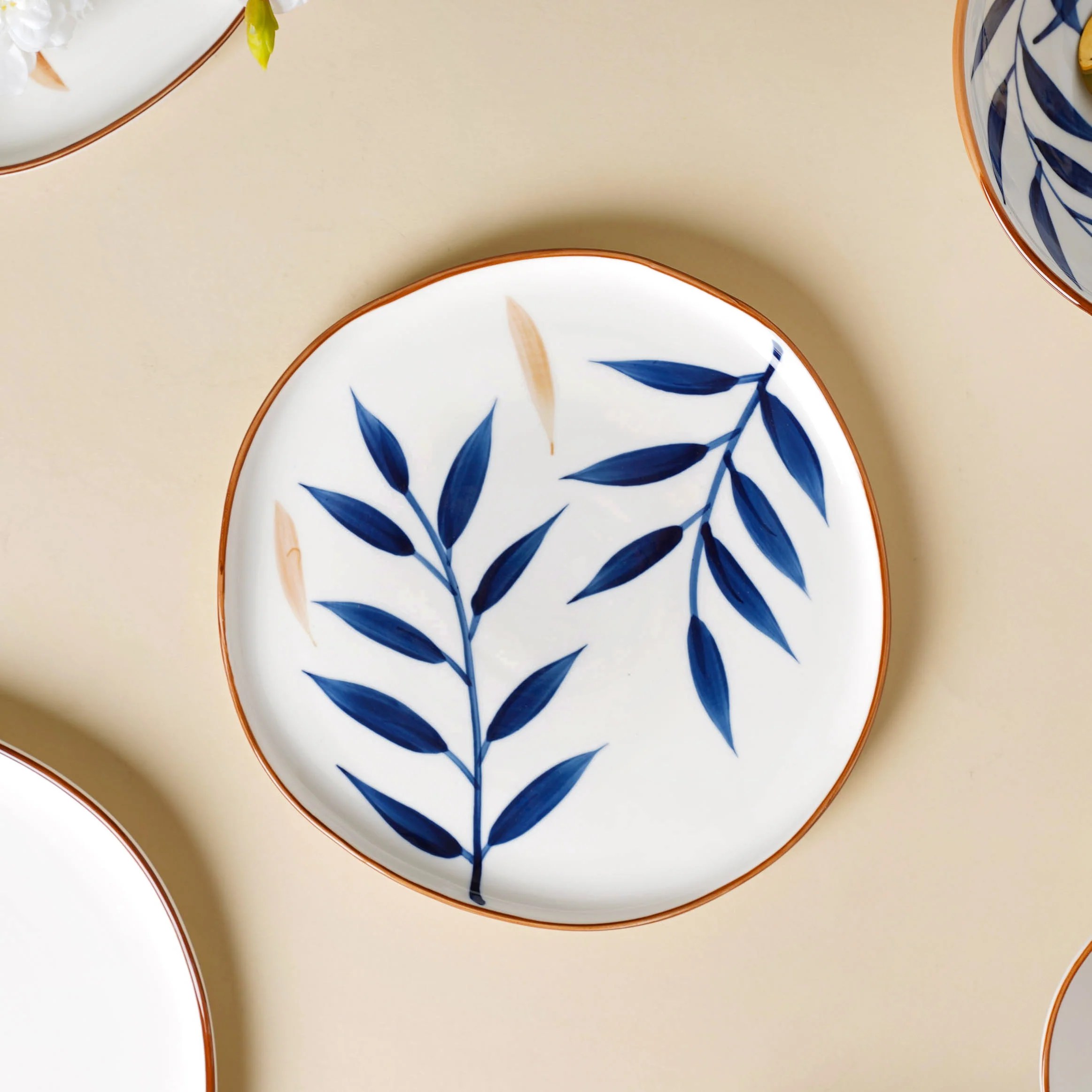 Palm Leaf 27 Piece Dinner Set For 6 - Image 8