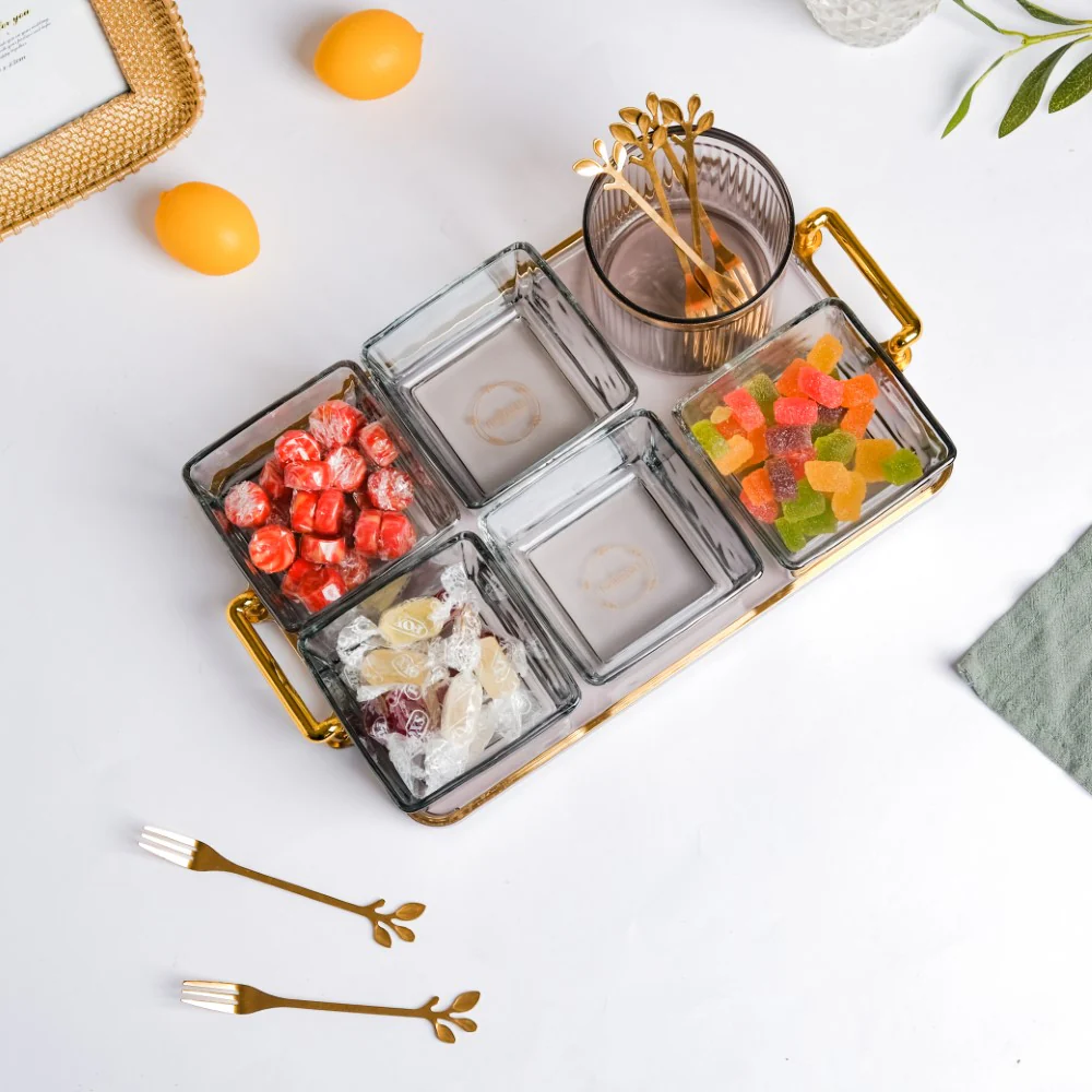 Party Snack Bowl With Tray Set of 13 - Image 7