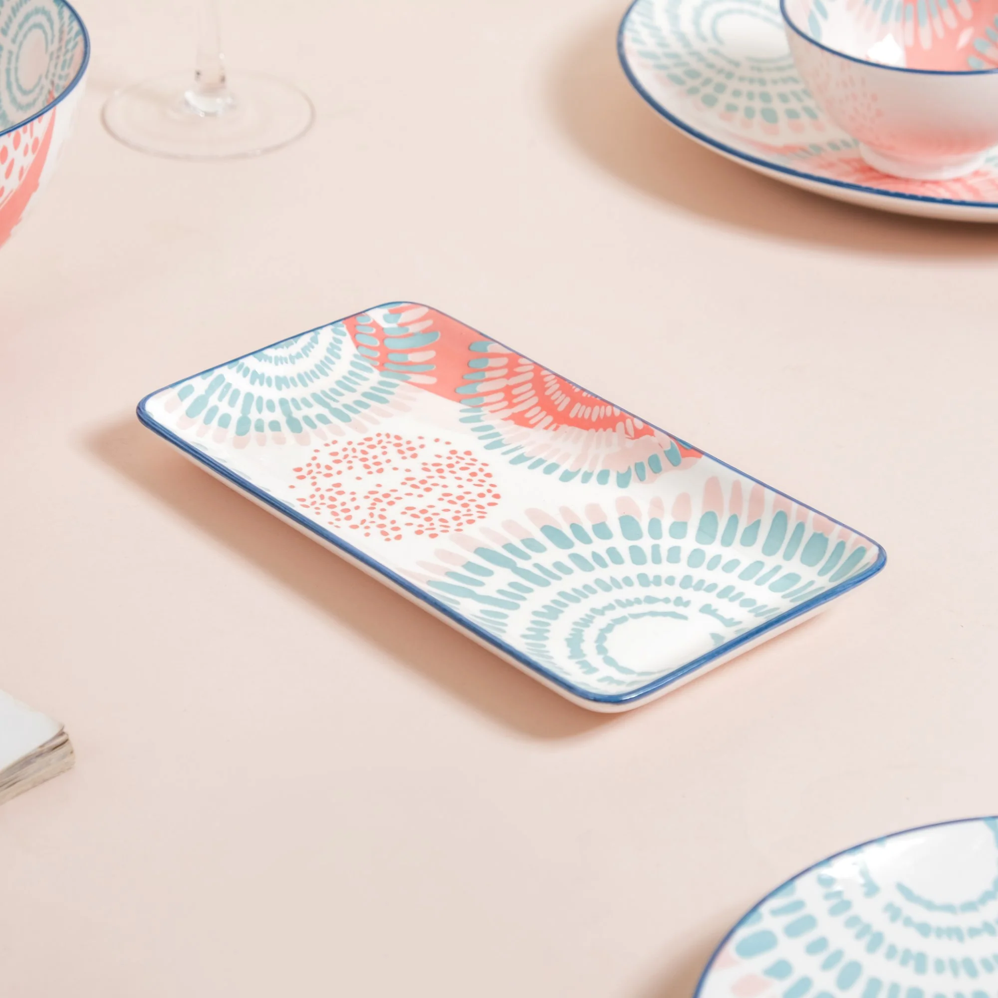 Pastel 22 Piece Dinner Set For 6 - Image 9