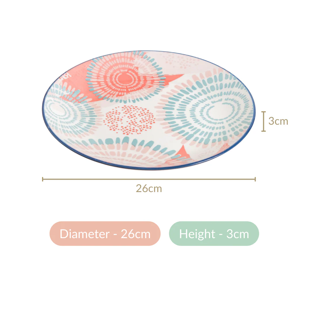Pastel Dinner Plates Set Of 4 10Inch - Image 6