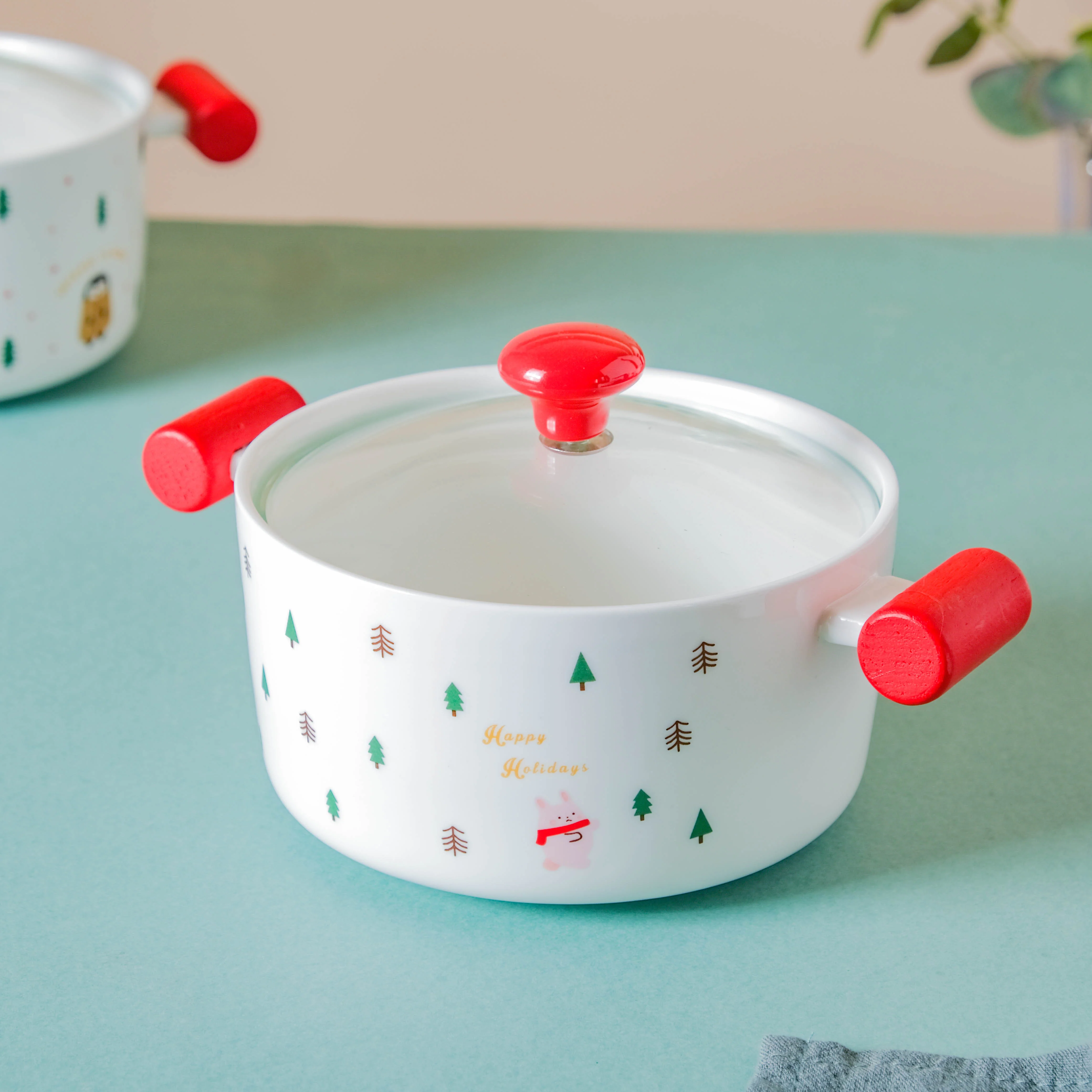 Patterned Bowl With Lid - Image 5