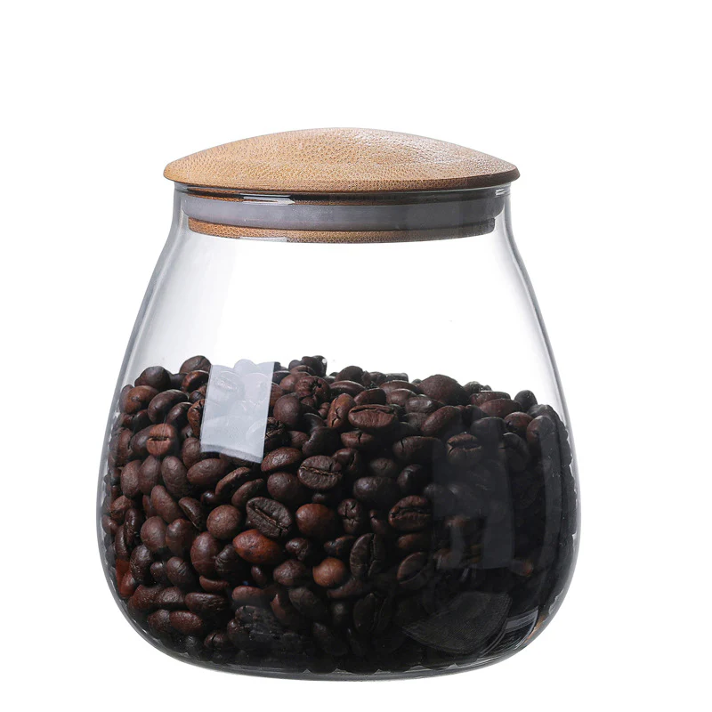 Pear Shaped Glass Jar Large - Image 5