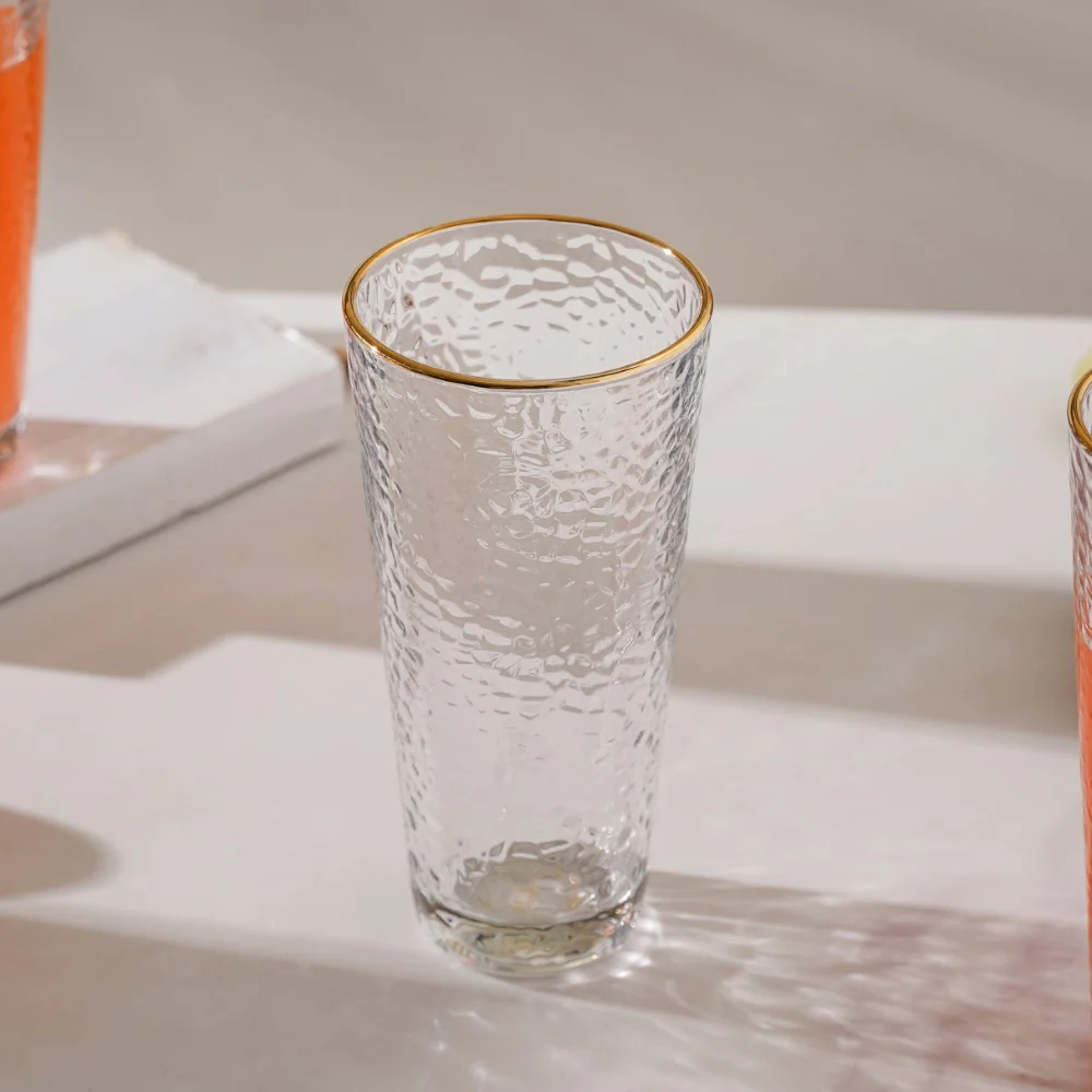 Pebble Textured Medium Drinking Glass Set Of 6 350 ml - Image 8
