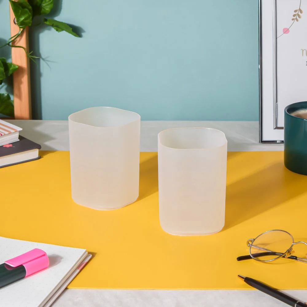 Pen Stand Matte White Set Of 2 - Image 3