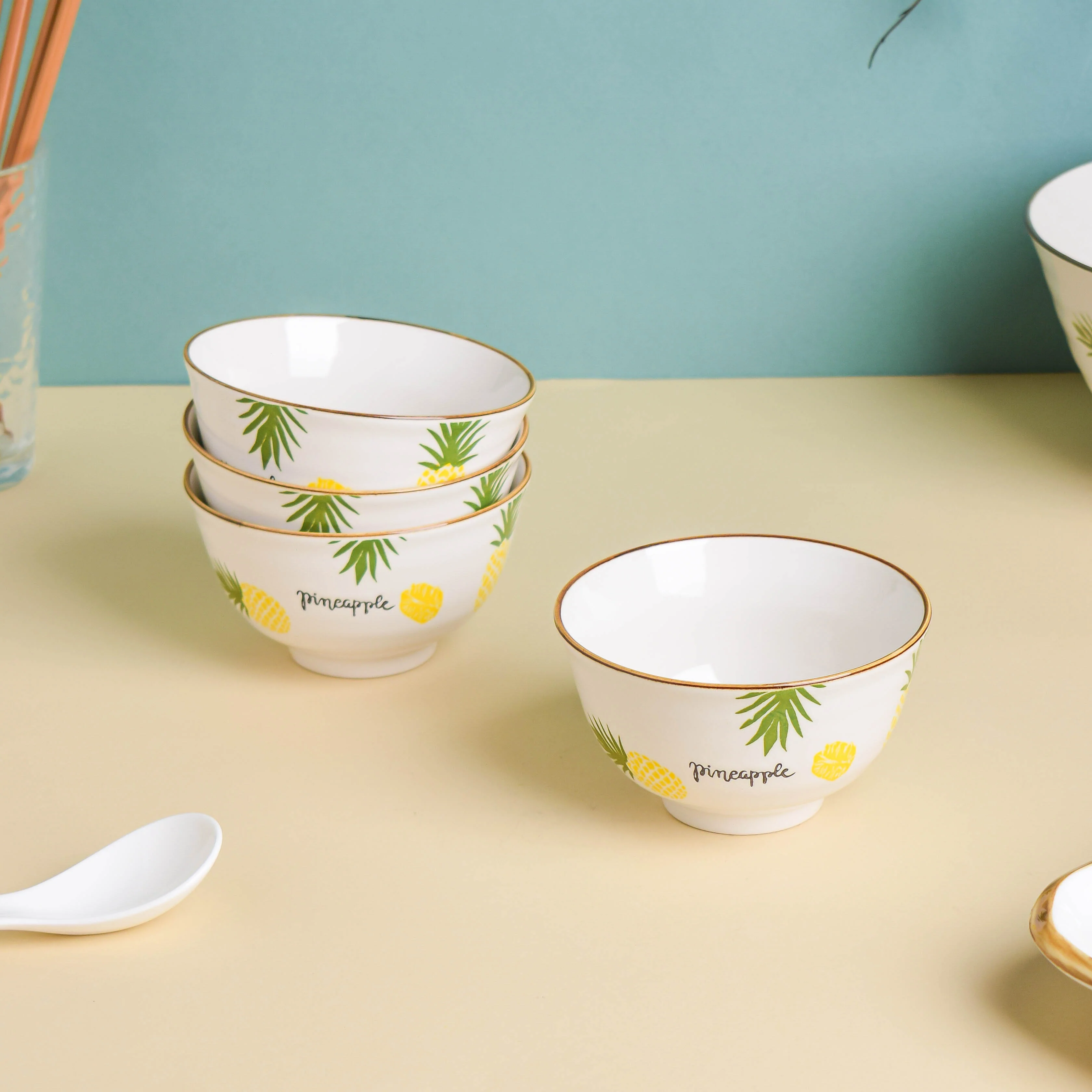Pineapple Soup Set For 4 - Image 3