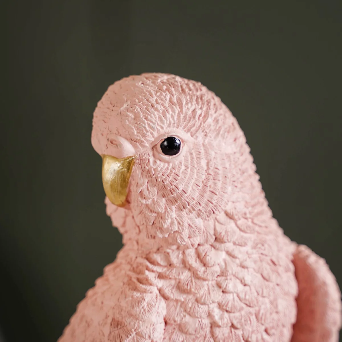 Pink Parakeet Showpiece With Stand - Image 4