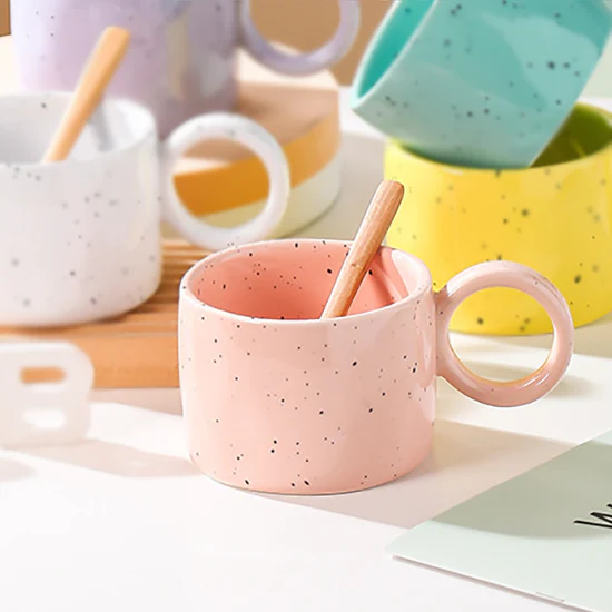 Pink Speckled Mug - Image 2