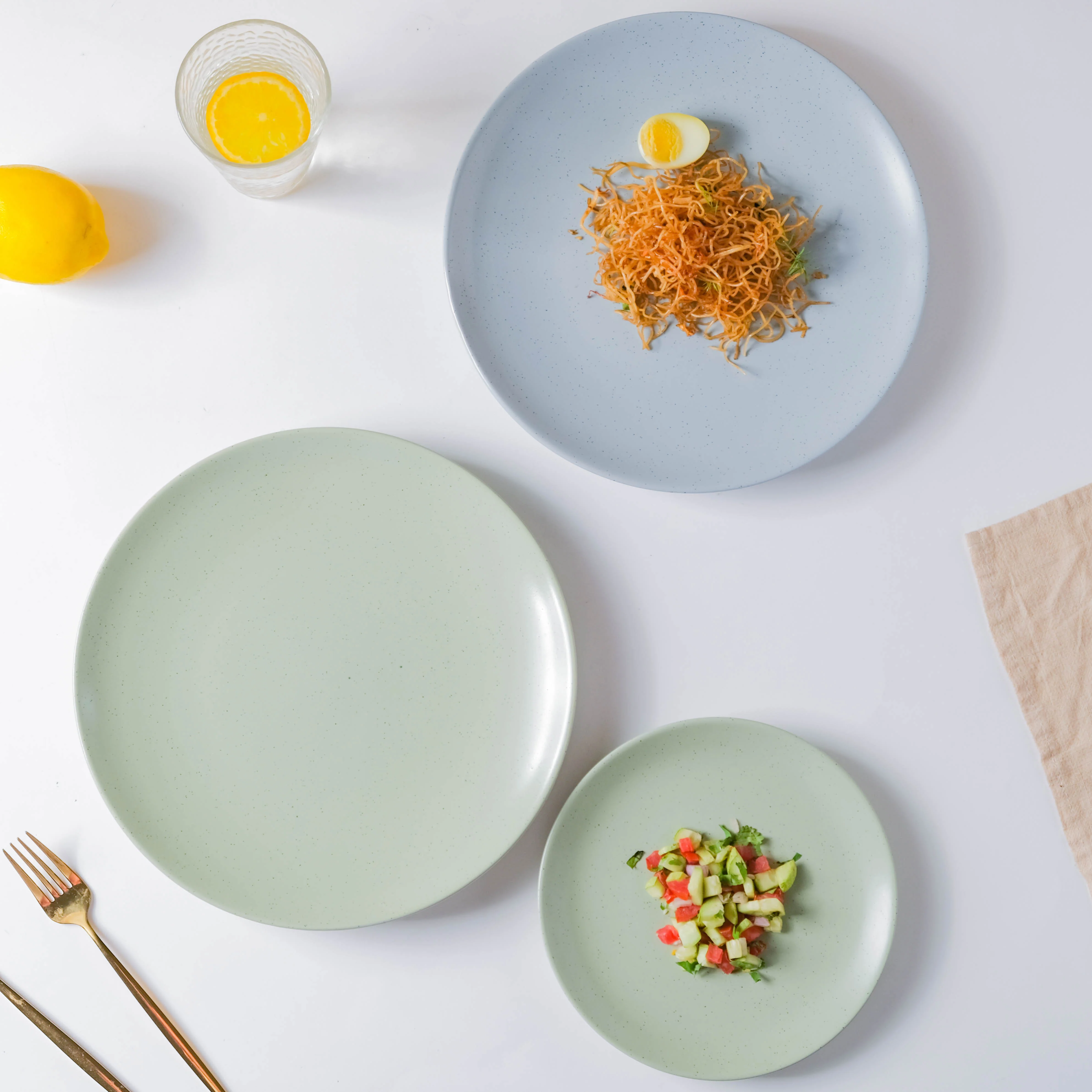 Pixie Glaze Dinner Plate Green 11 Inch - Image 9
