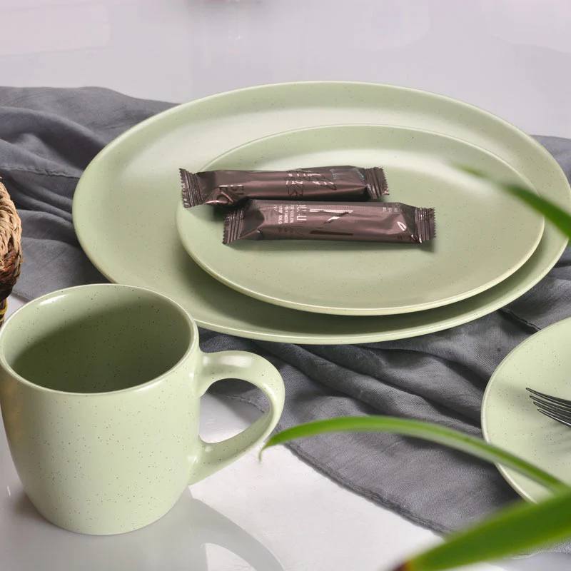 Pixie Glaze Snack Plate Green 8 Inch - Image 10