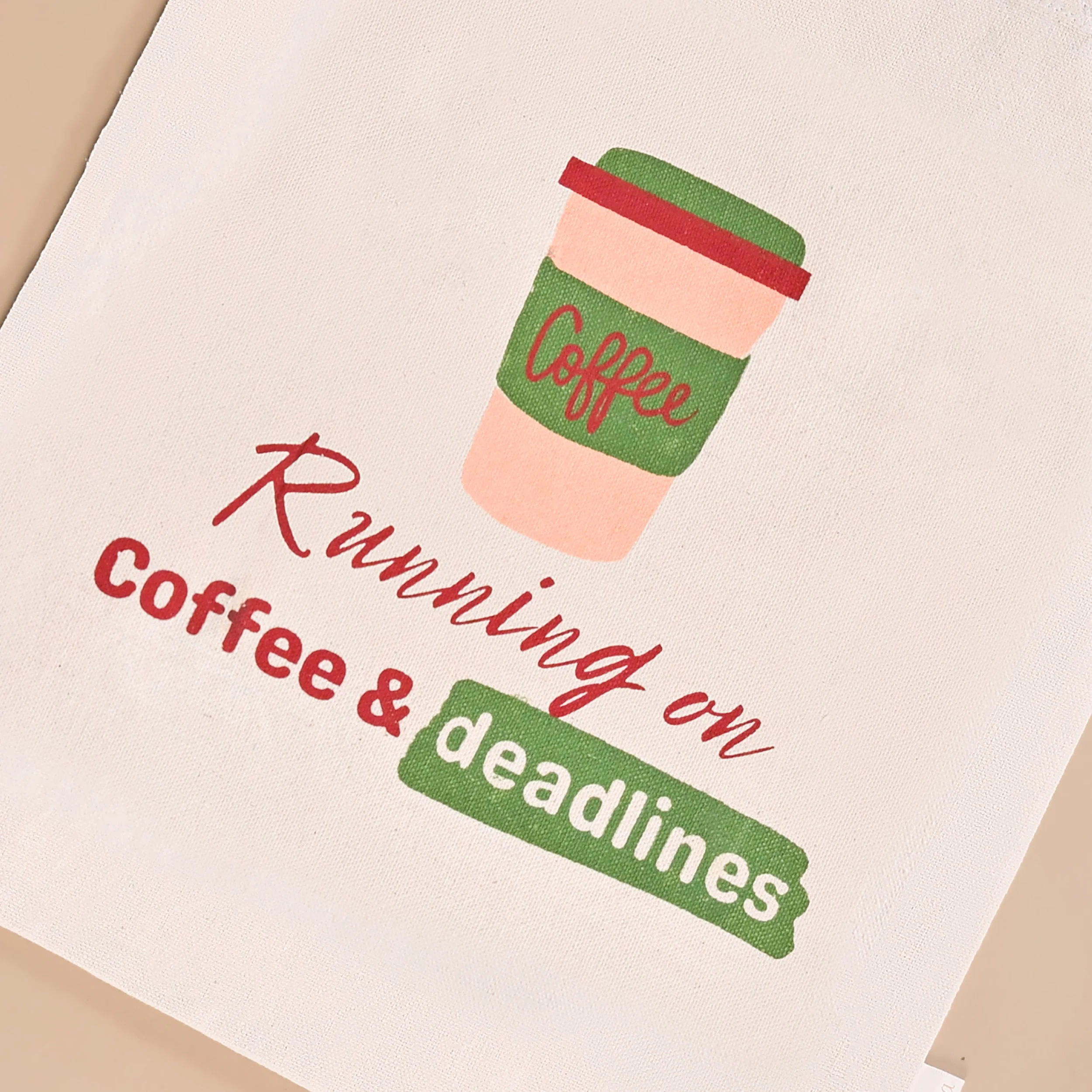 Pizza Coffee Canvas Tote Bag Set Of 2 - Image 9