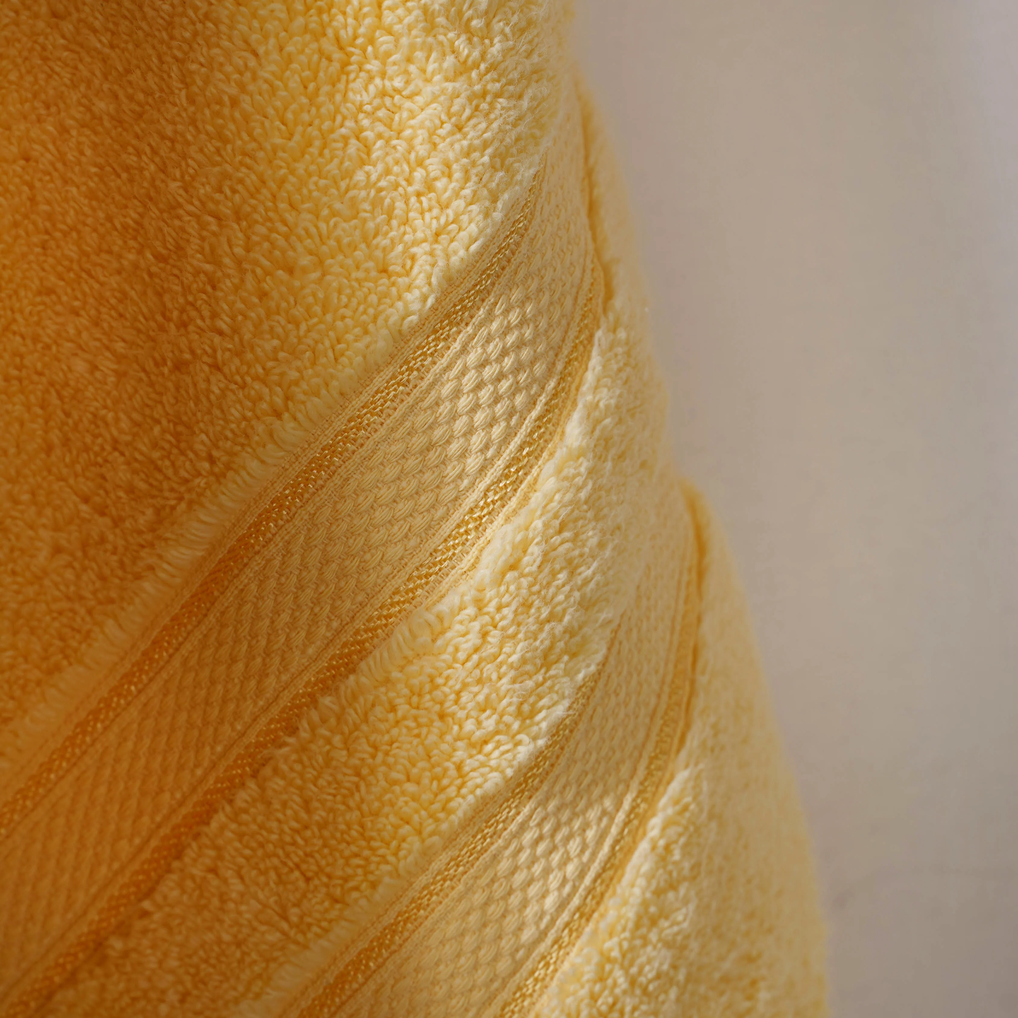 Plushy Sunny Yellow 100% Cotton Towel Set of 2 - Image 10