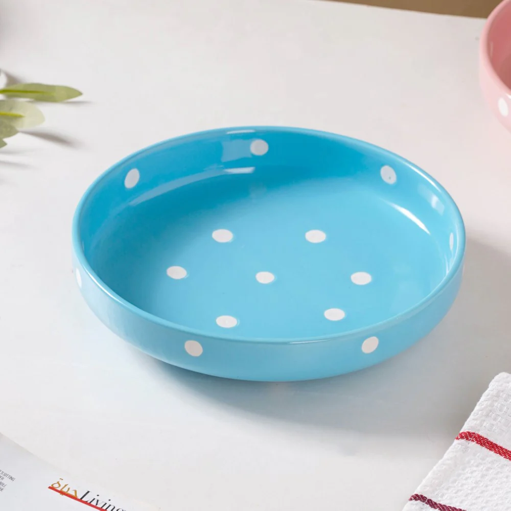 Polka Dots Round Deep Plate - Image 12