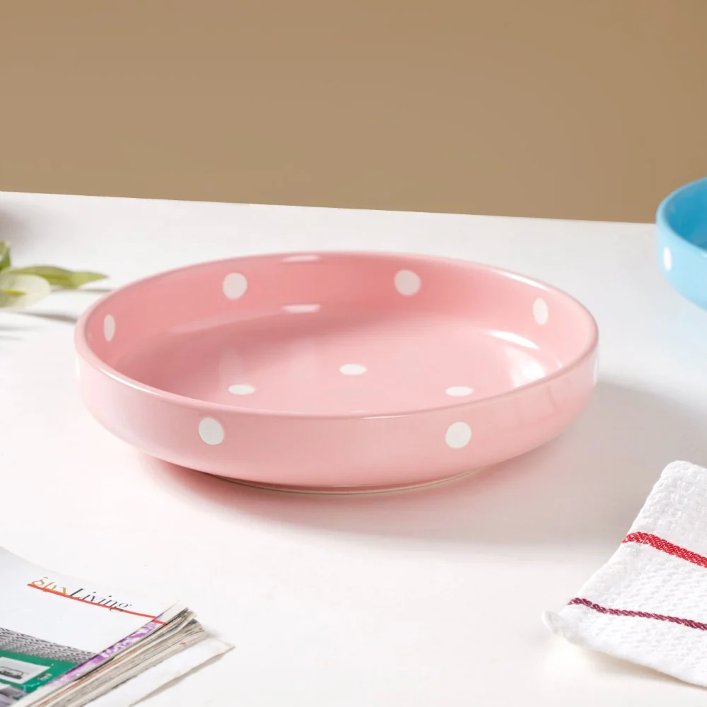 Polka Dots Round Deep Plate - Image 15