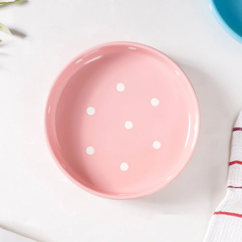 Polka Dots Round Deep Plate - Image 17
