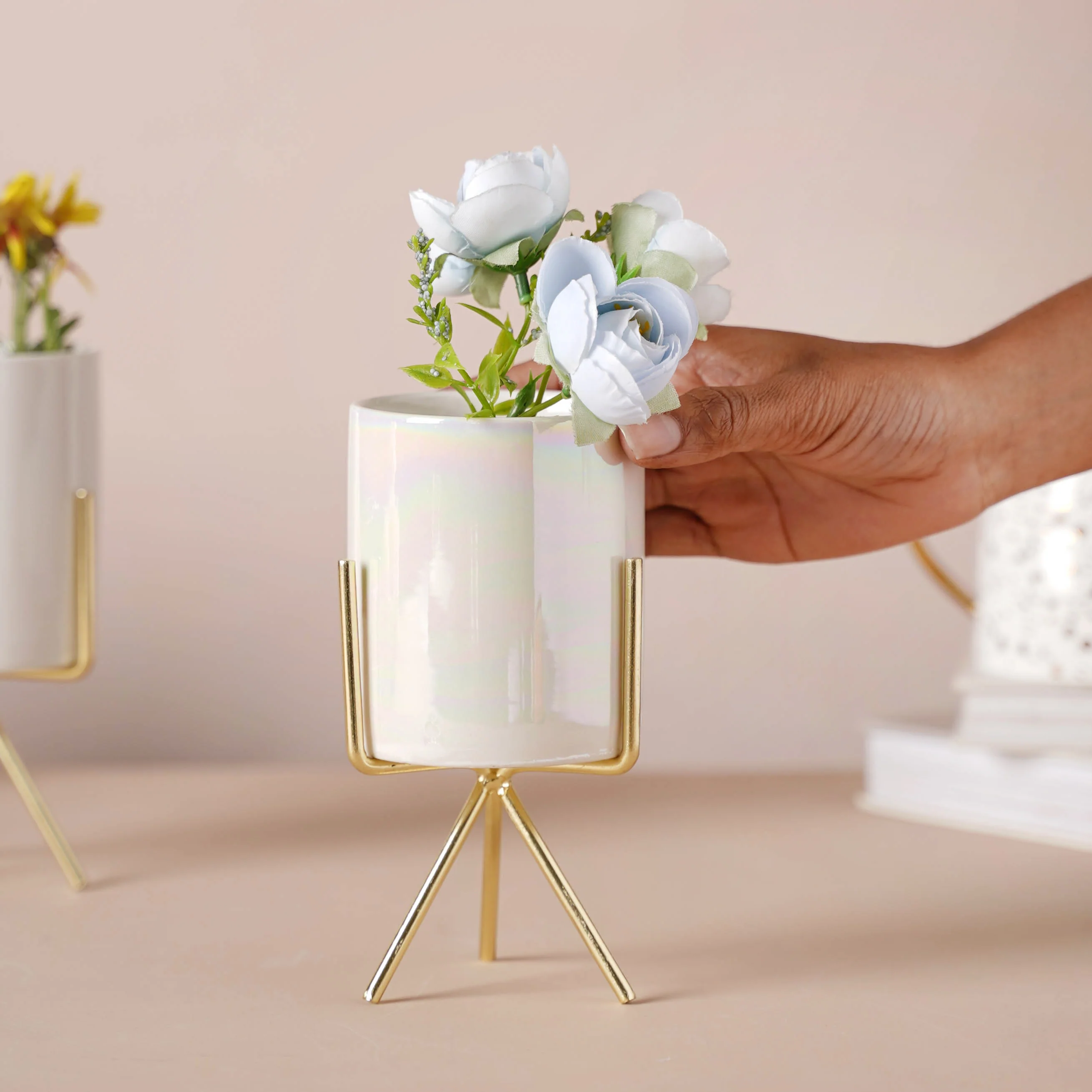 Porcelain Plant Pot - Image 8