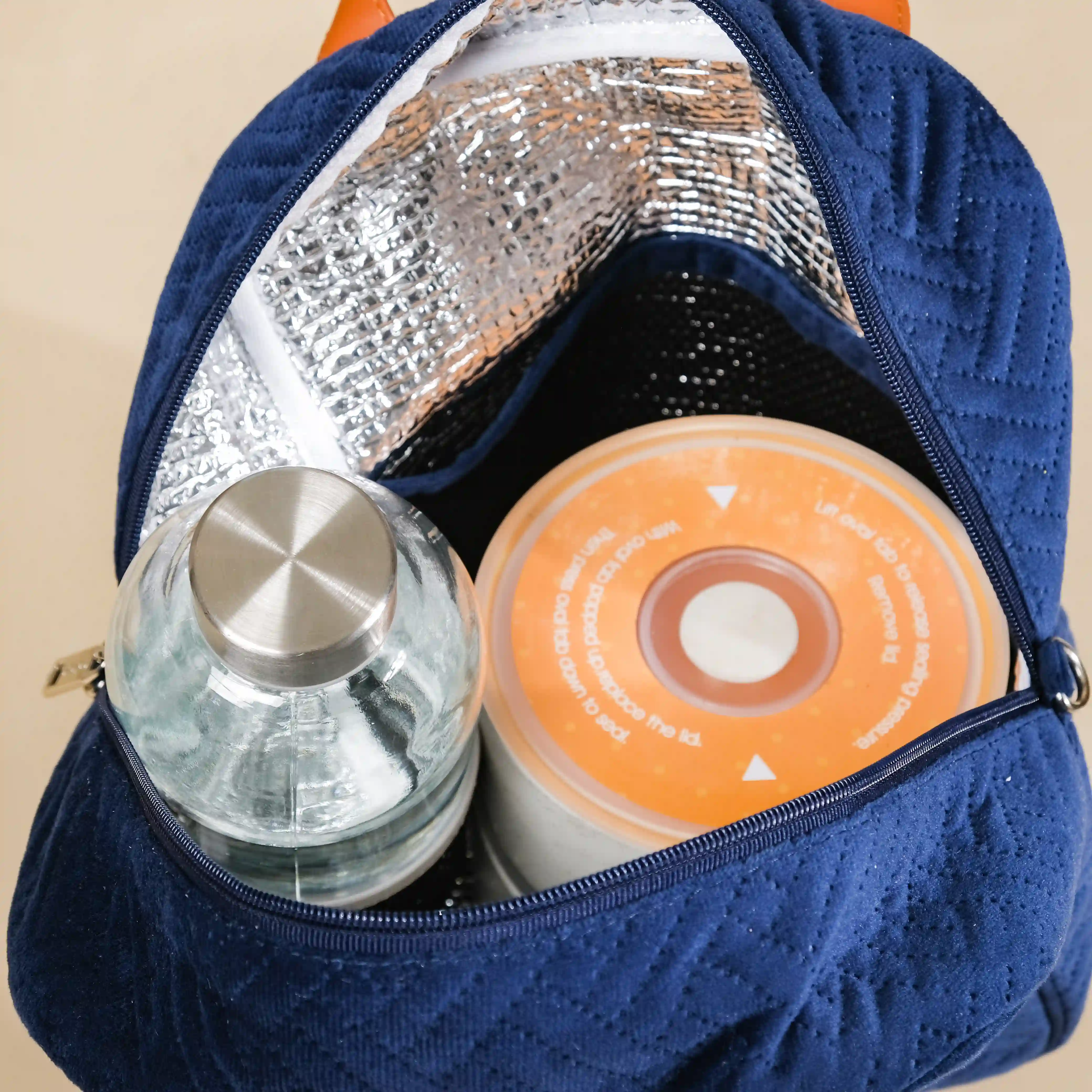 Portable Thermal Insulated Lunch Bag Blue - Image 12