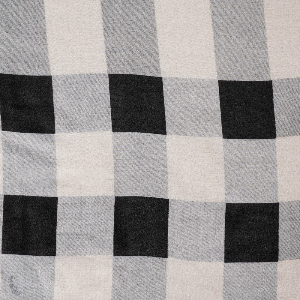 Posh Plaid Scarf Grey And Red - Image 7