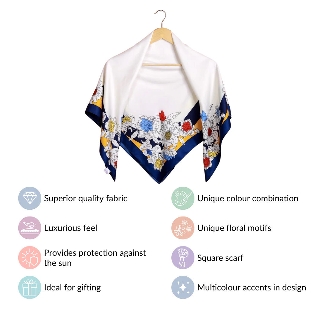 Posh Square Scarf For Women - Image 3