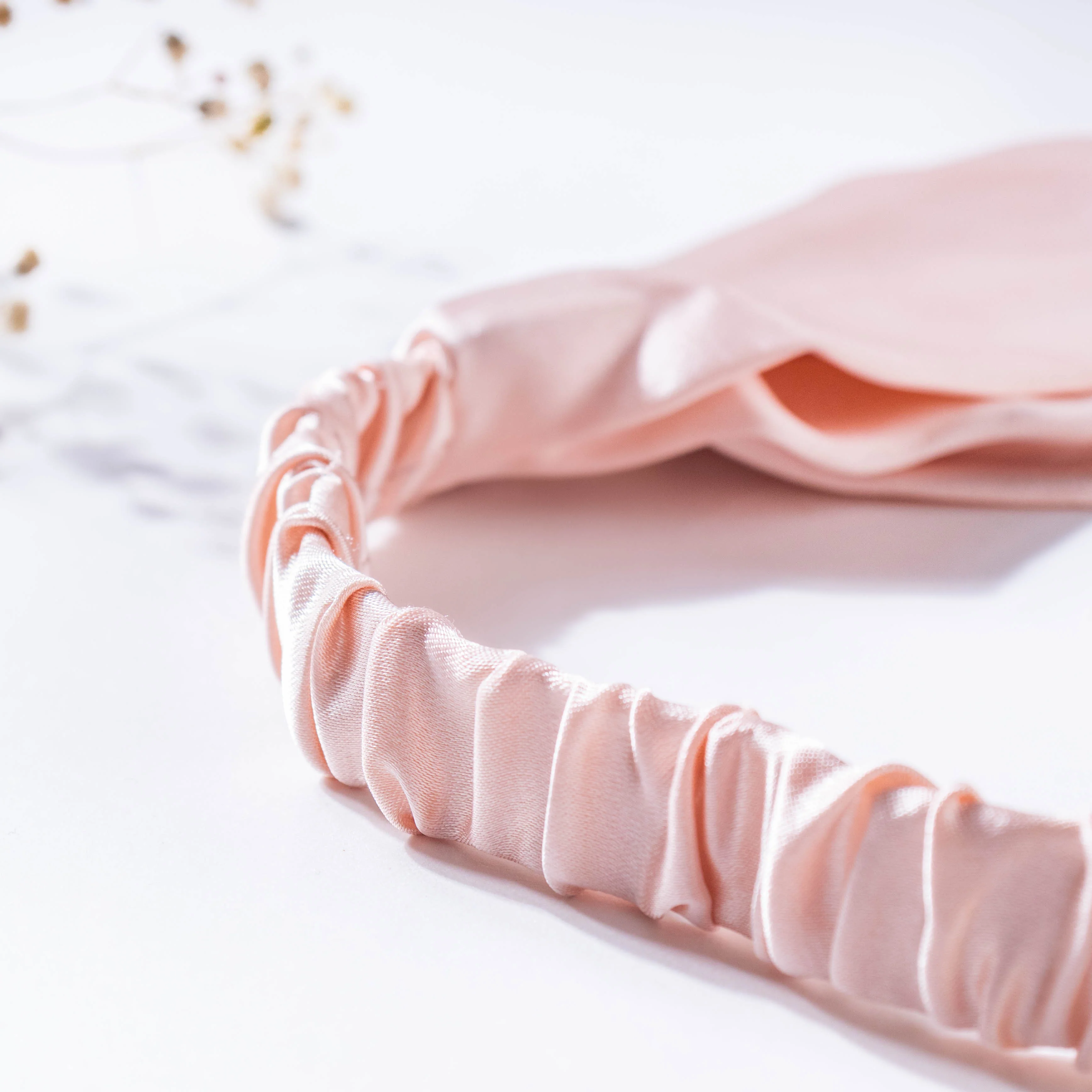 Precious Peach Satin Sleep Care Set of 4 - Image 11
