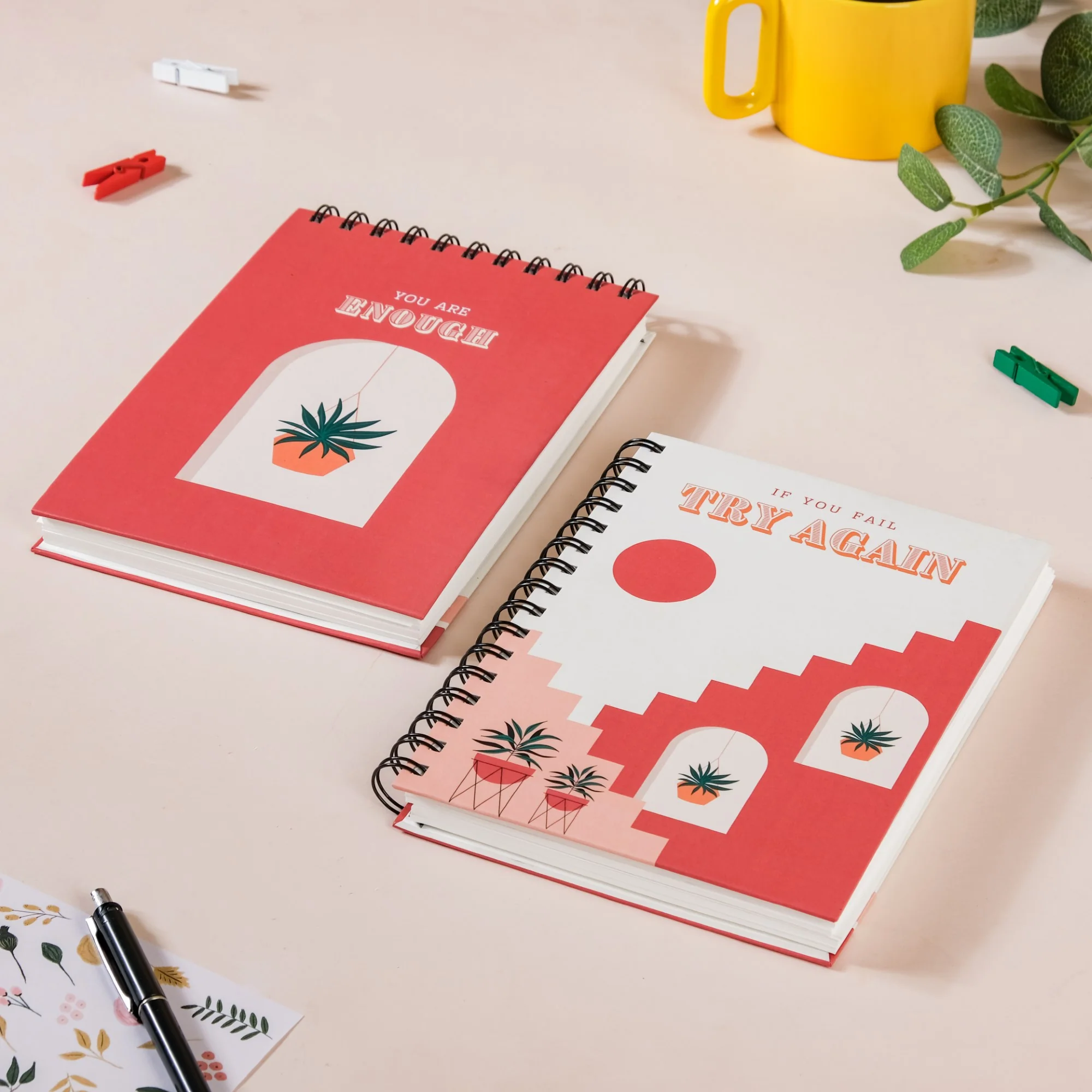 Printed Hardbound Planner And Notepad Set - Image 14
