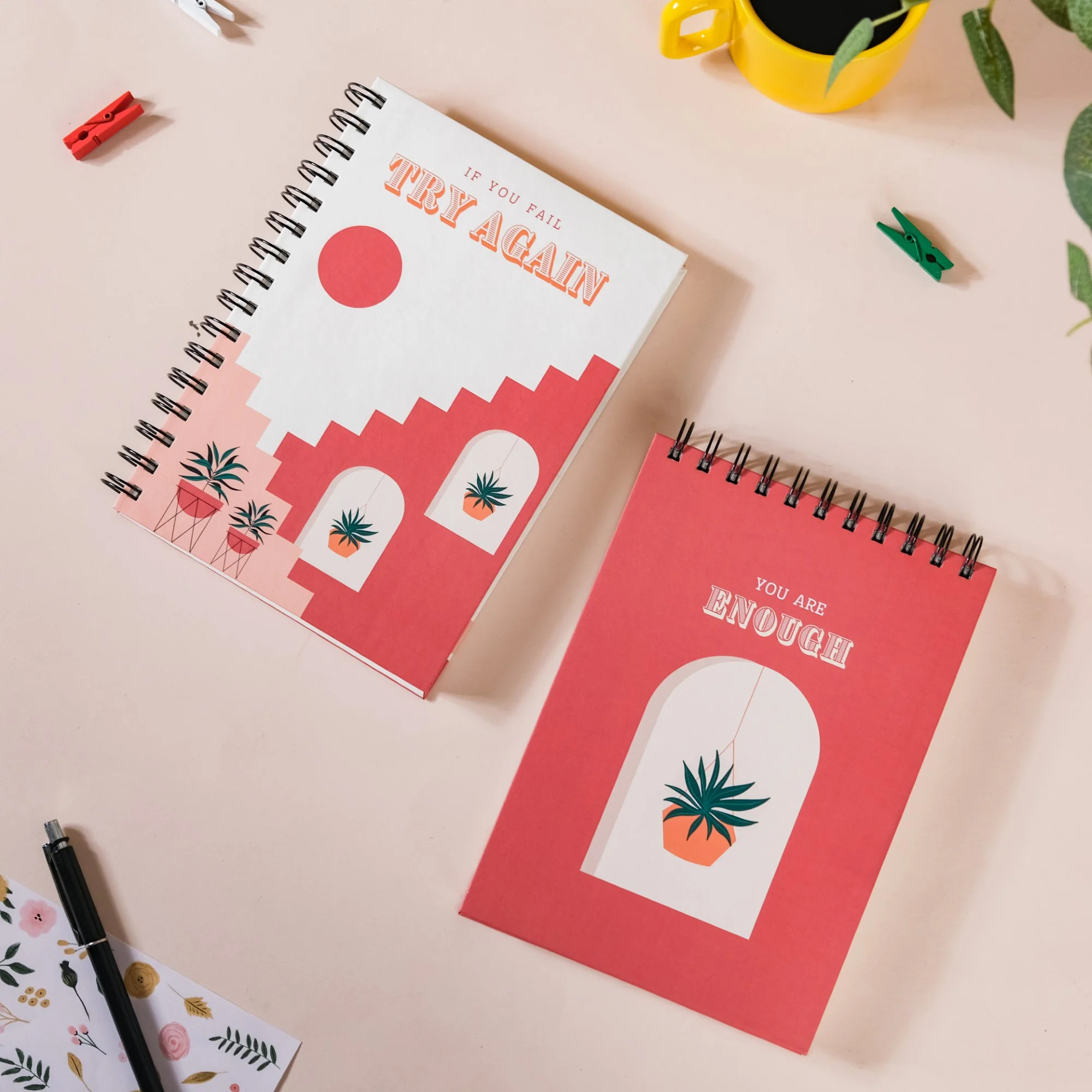 Printed Hardbound Planner And Notepad Set - Image 7
