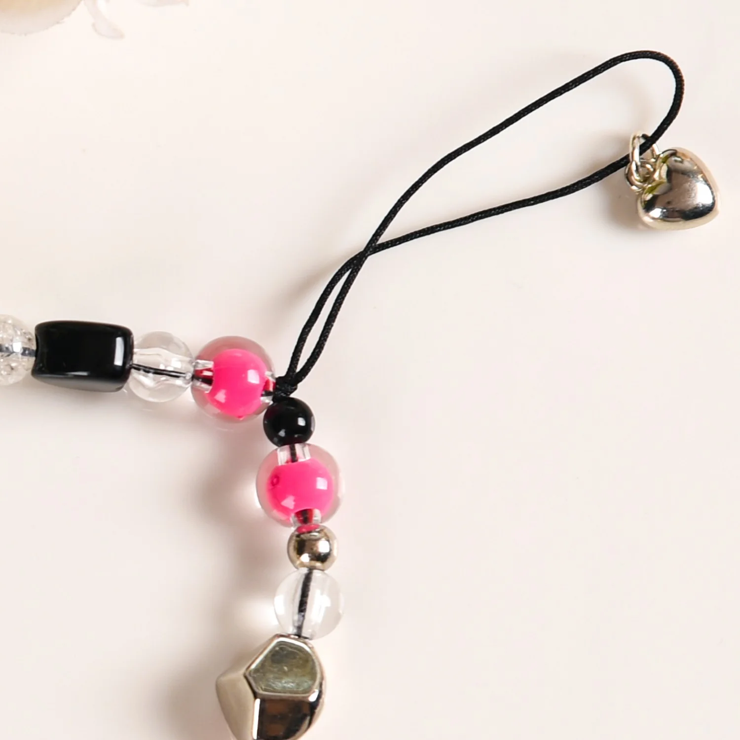 Punk Rock Phone Lanyard With Lock And Key Charms - Image 5