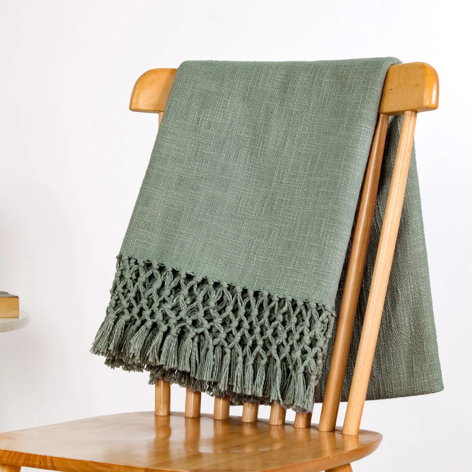 Pure Cotton Woven Throw Blanket - Image 8