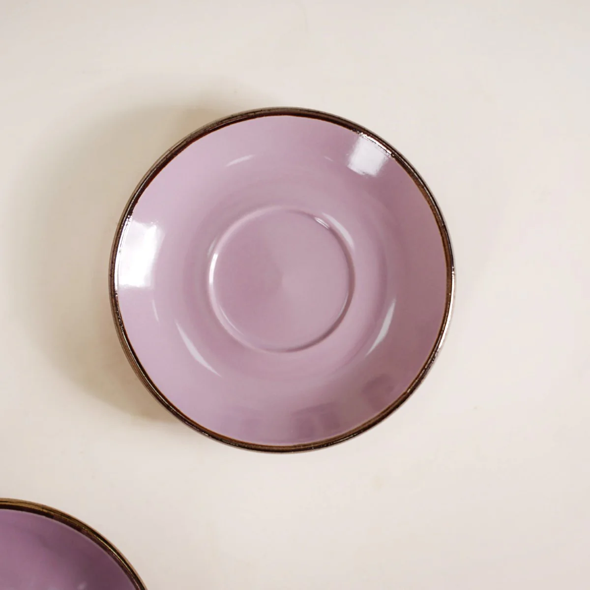 Nori Lined Tea Cup And Saucer Set Of 6 Lavender 250ml - Image 7