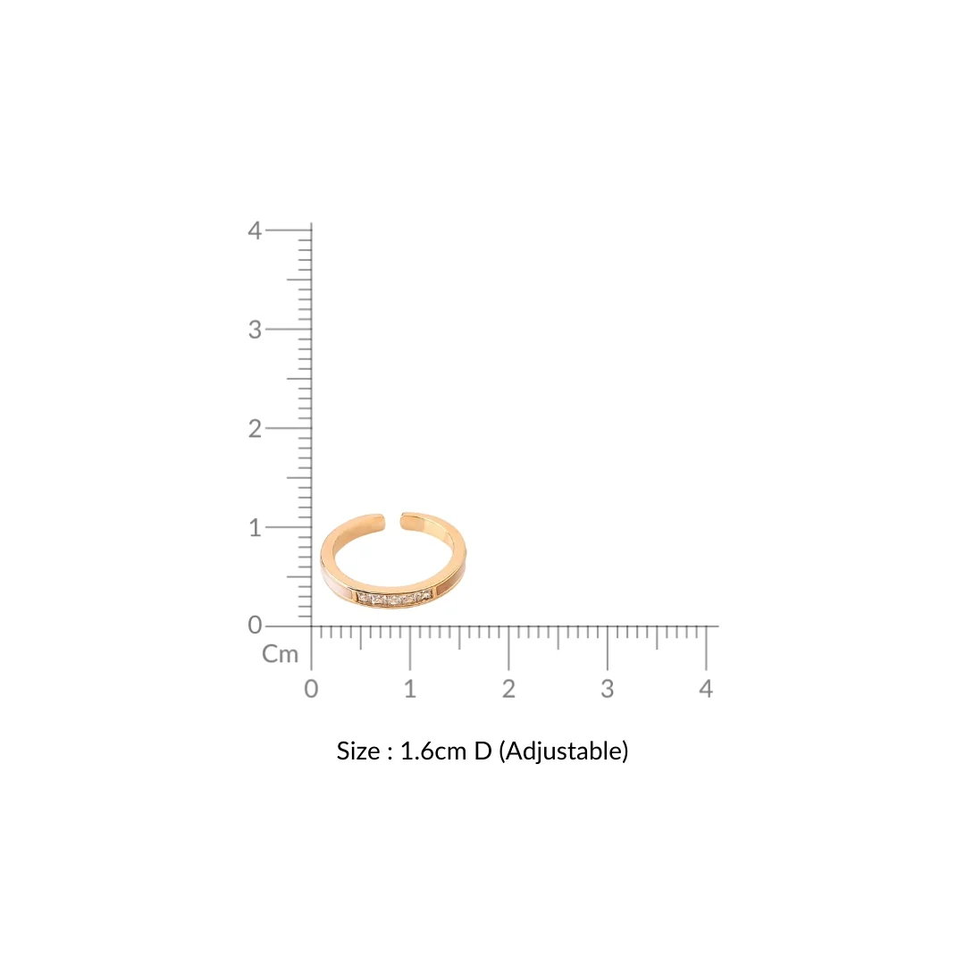 Quintessential Gleam Gold Ring - Image 3