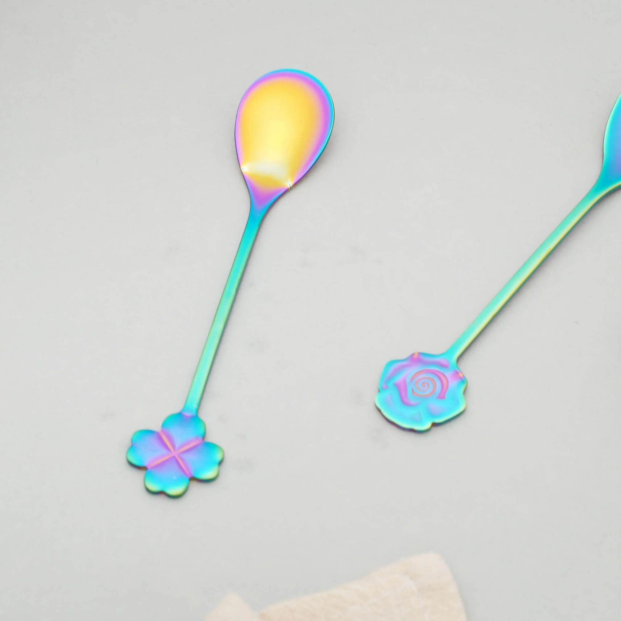 Quirky Steel Spoon Set of 3 - Image 4