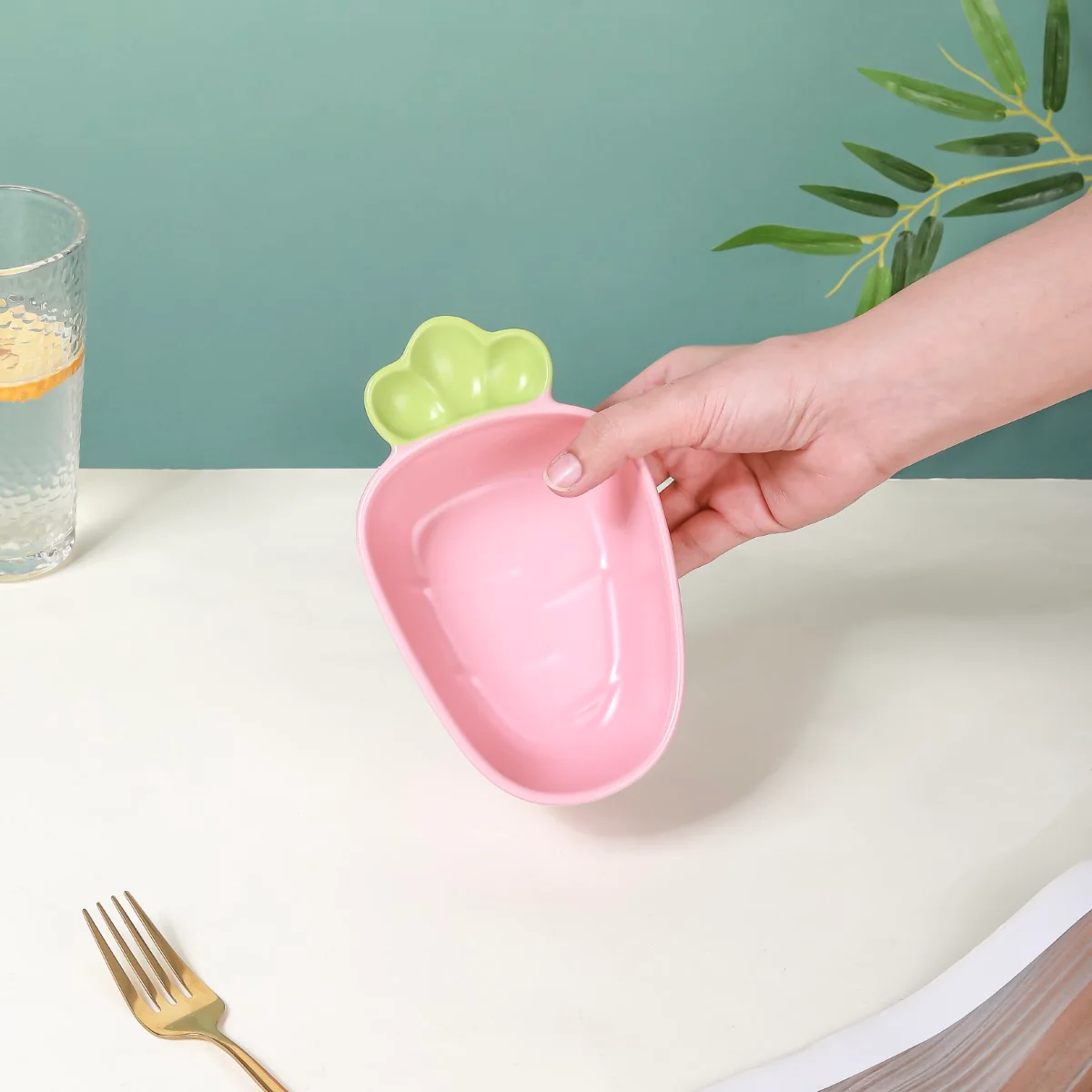 Radish Ceramic Snack Dish Pink 300 ml - Image 9