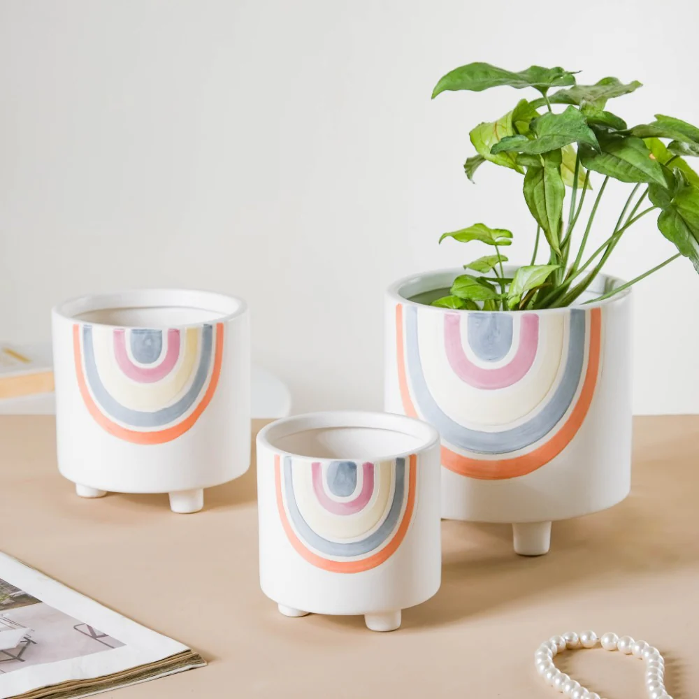 Rainbow Round Pot Large - Image 9