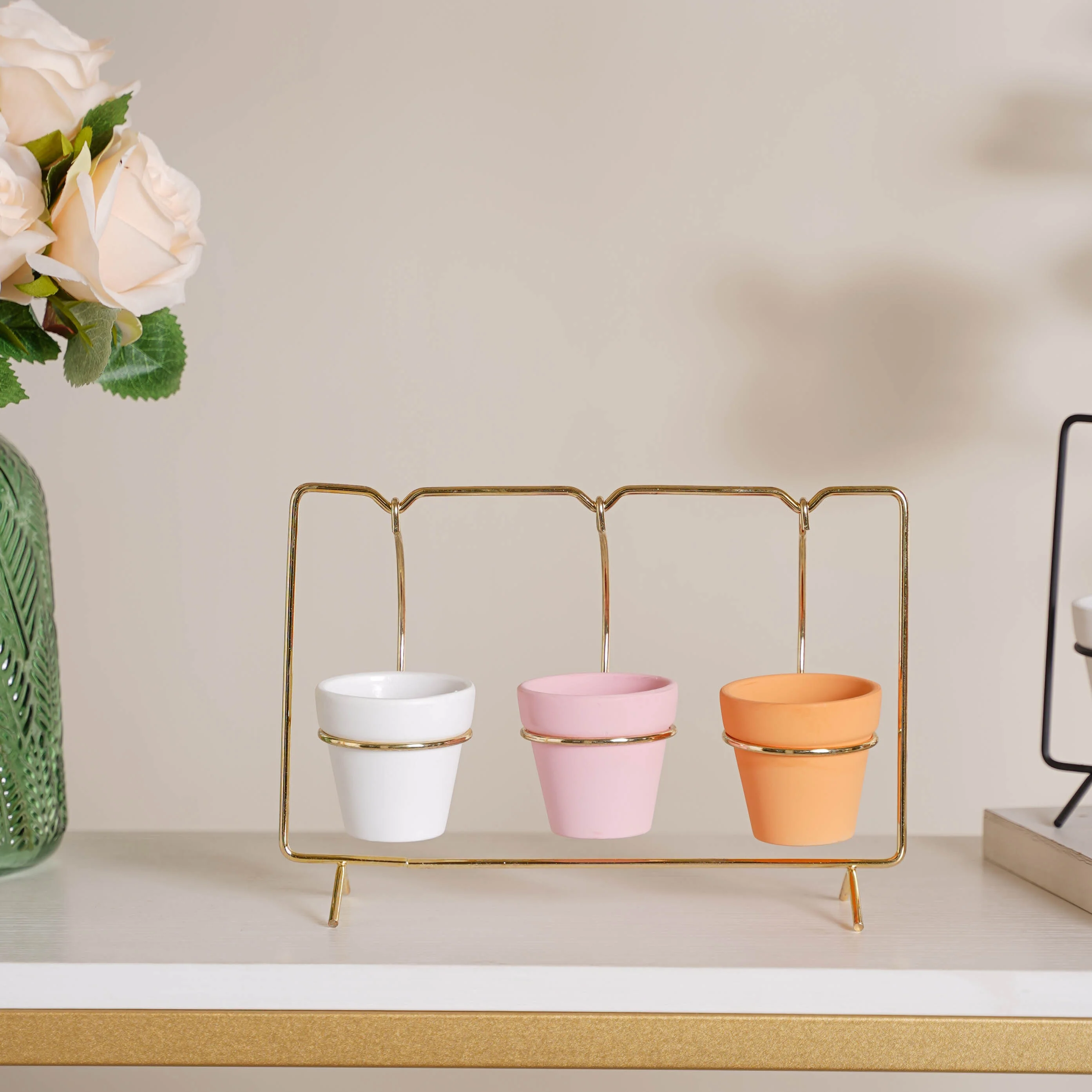 Rectangular Metal Stand Planter - Image 10