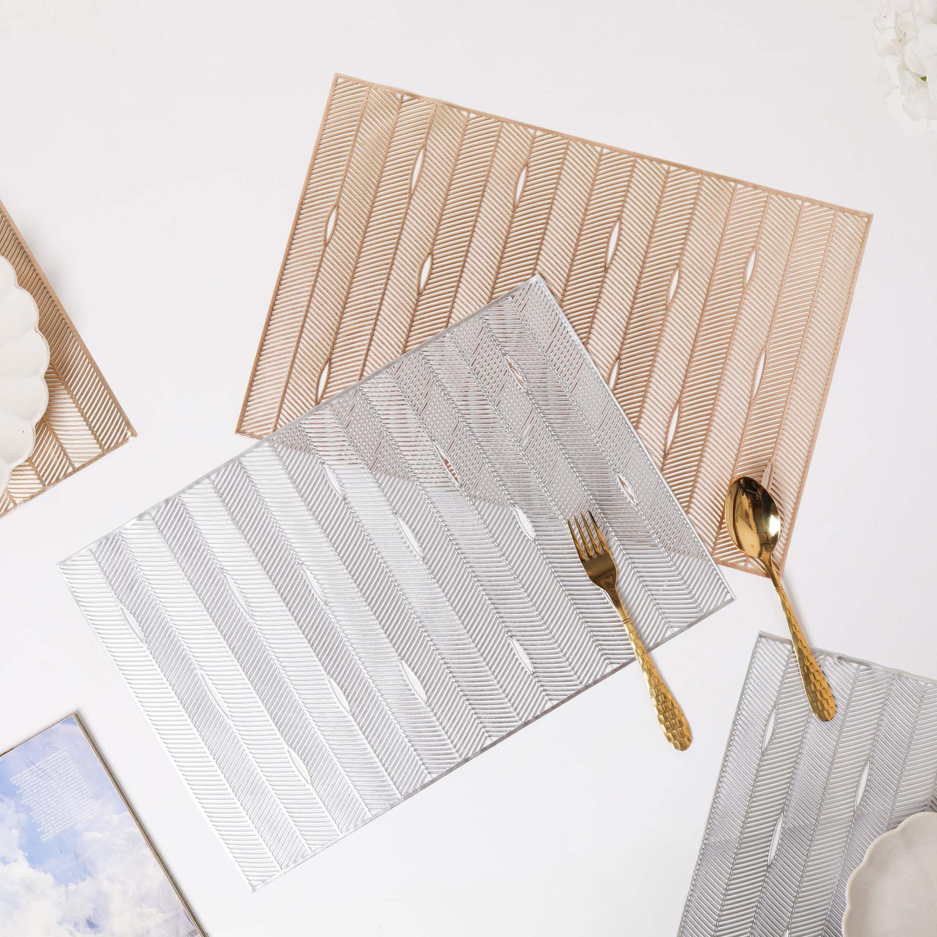 Rectangular PVC Placemat Set of 2 - Image 4