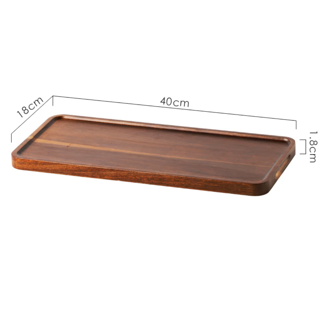 Rectangular Wooden Tray - Image 2
