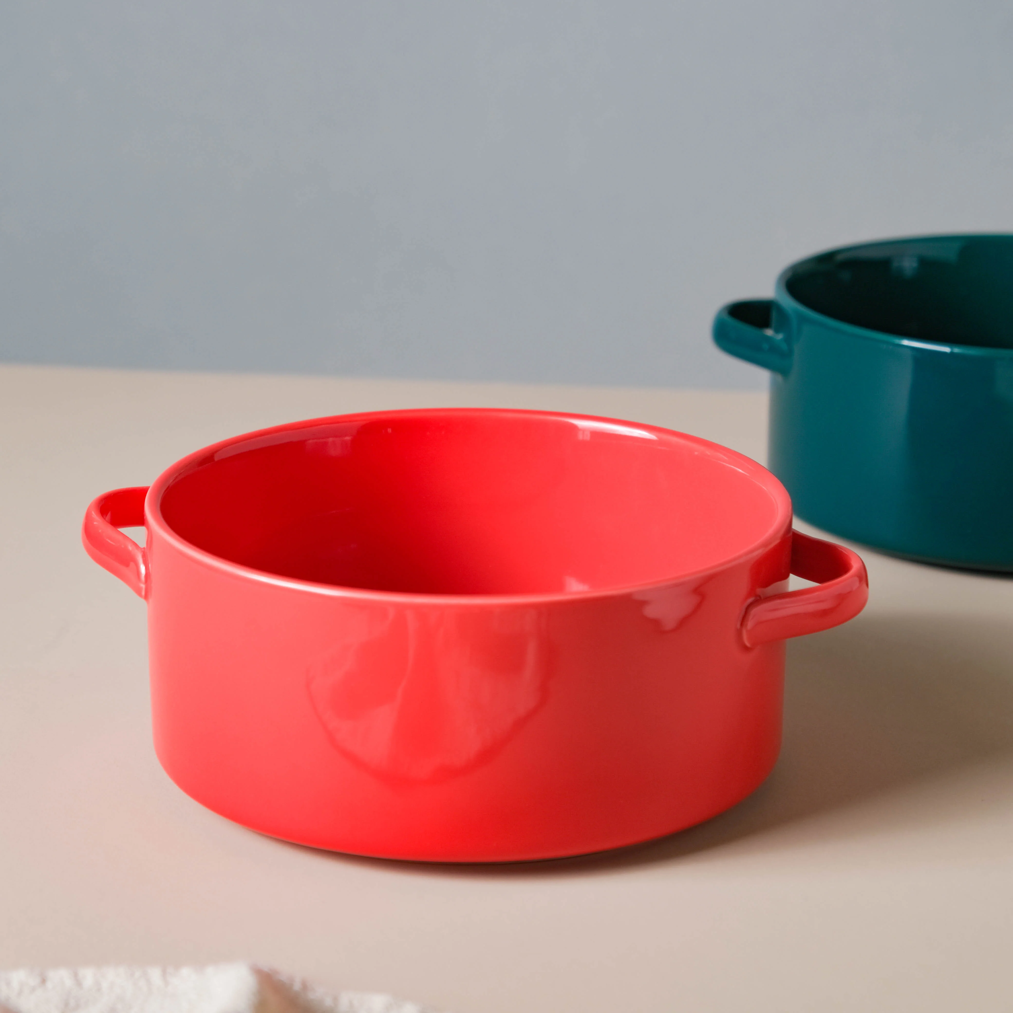 Red Toujours 21 Piece Pasta Snack Set For 6 - Image 8