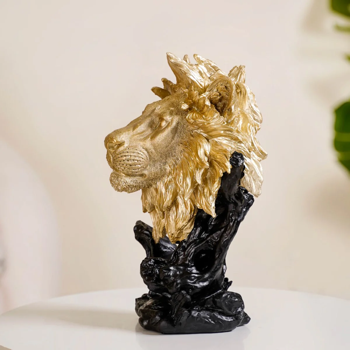 Regal Lion Decor Showpiece Gold - Image 4