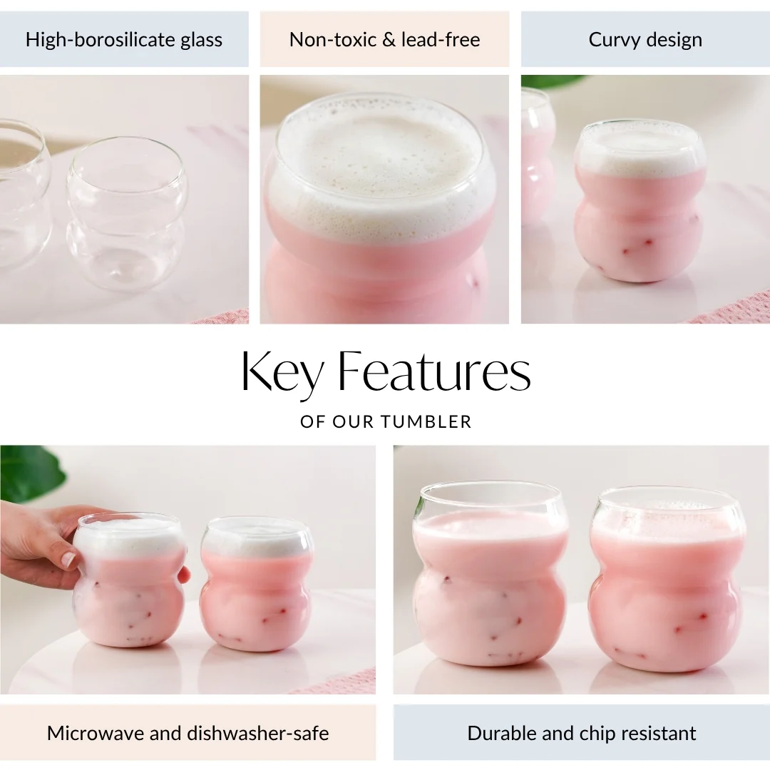 Retro Glass Set Of 2 400ml - Image 4