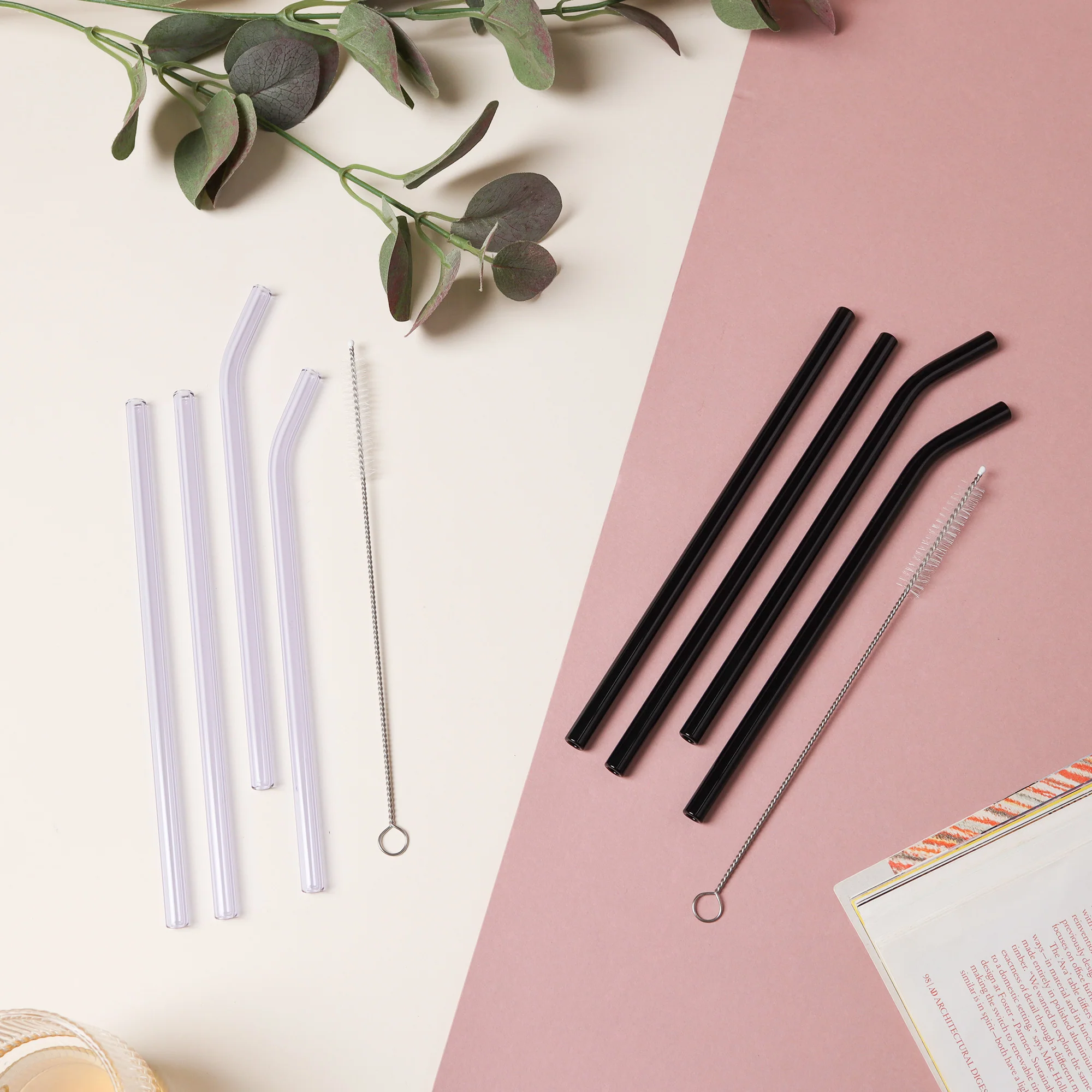 Reusable Glass Straw Set of 4 - Image 3