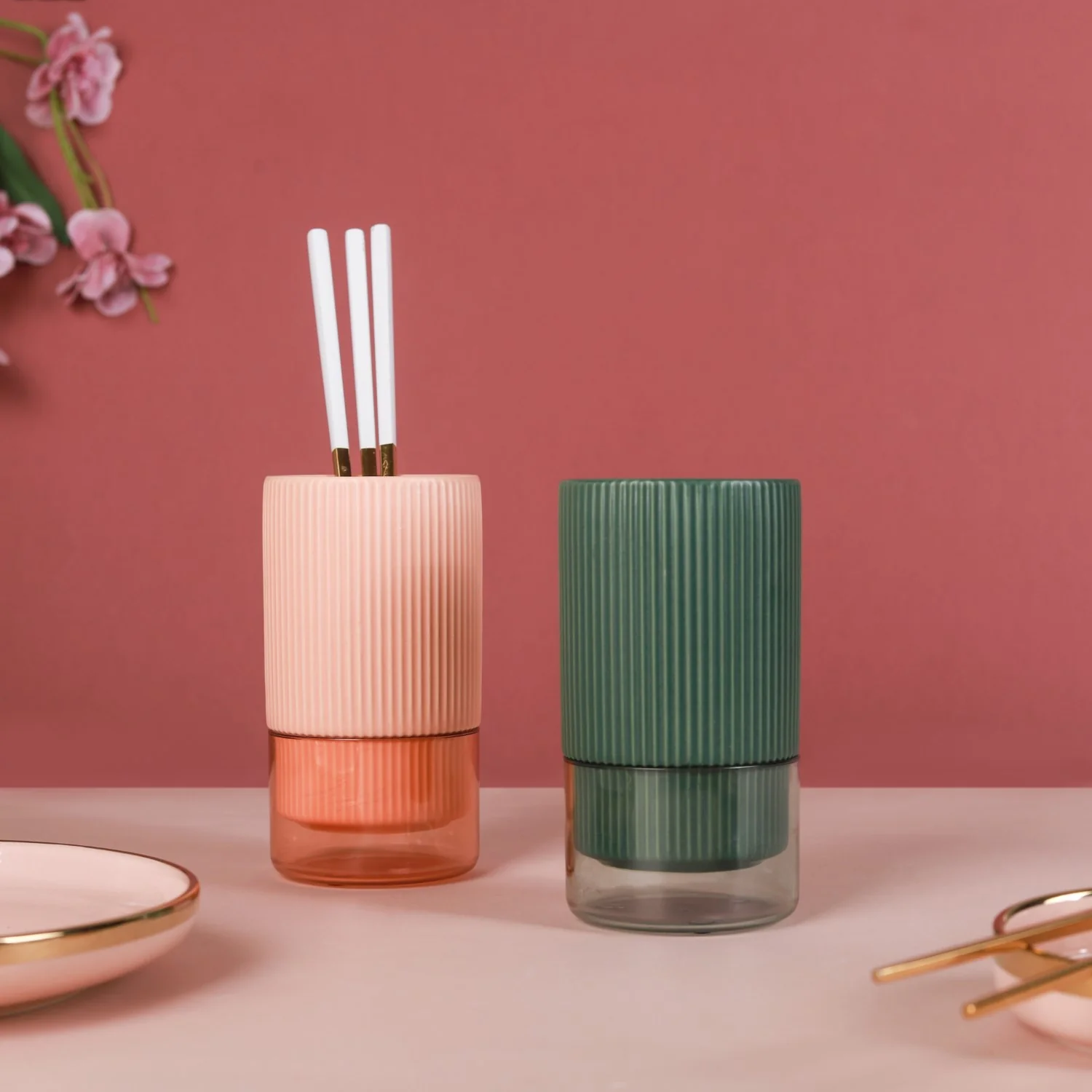 Ribbed Chopstick Stand - Image 2