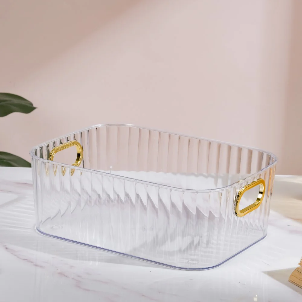 Ribbed Storage Organiser Transparent 11 Inch - Image 5