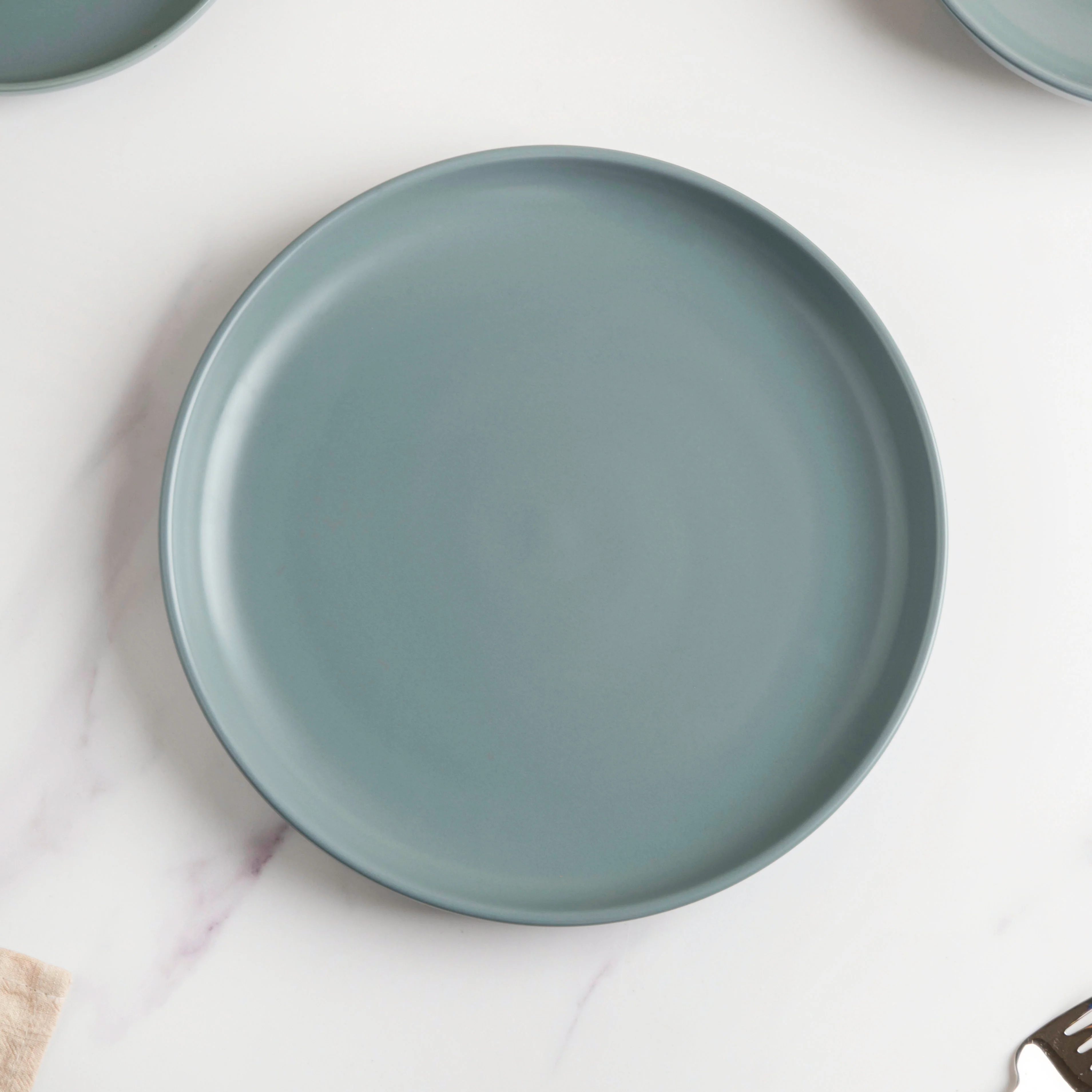 Riona Ceramic Dinner Plate Green Grey 10 Inch - Image 4