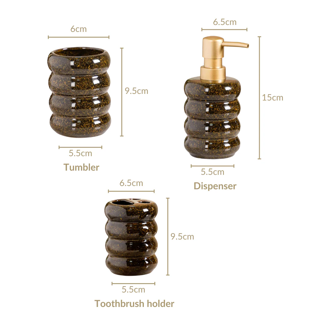 Ripple Bathroom Accessories Set Of 3 - Image 6