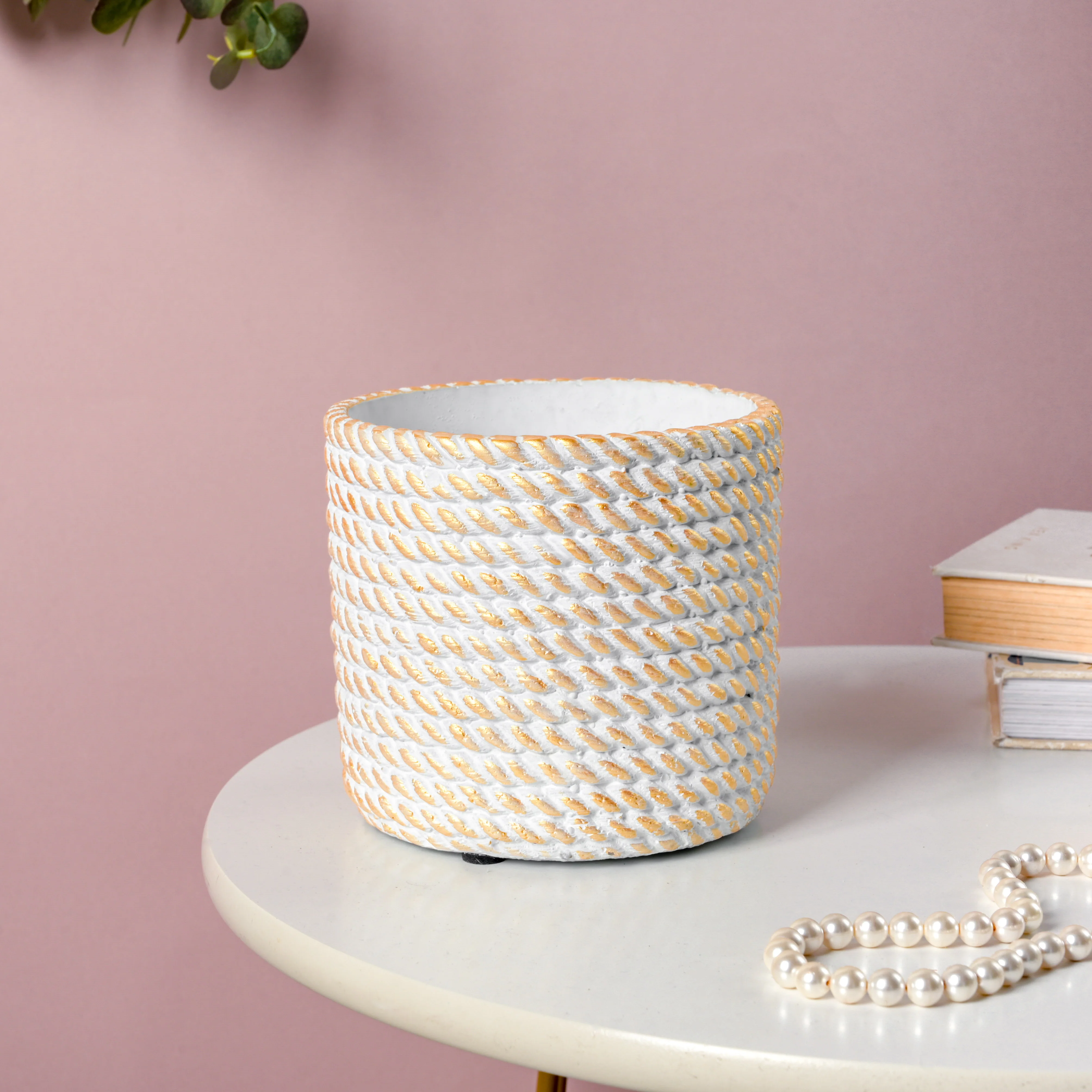 Ceramic Rope Planter Pot - Image 9